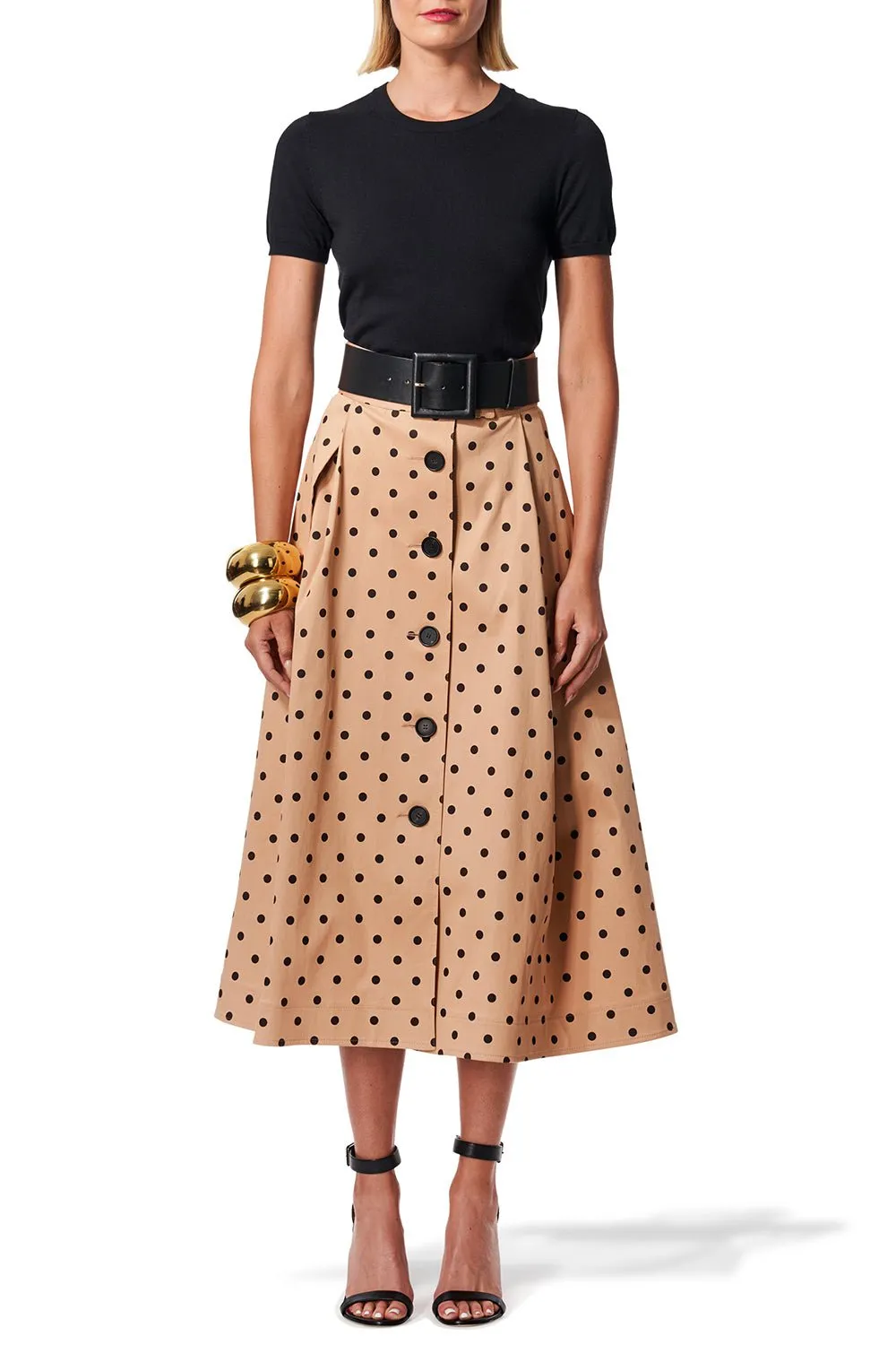 A-Line Midi Skirt