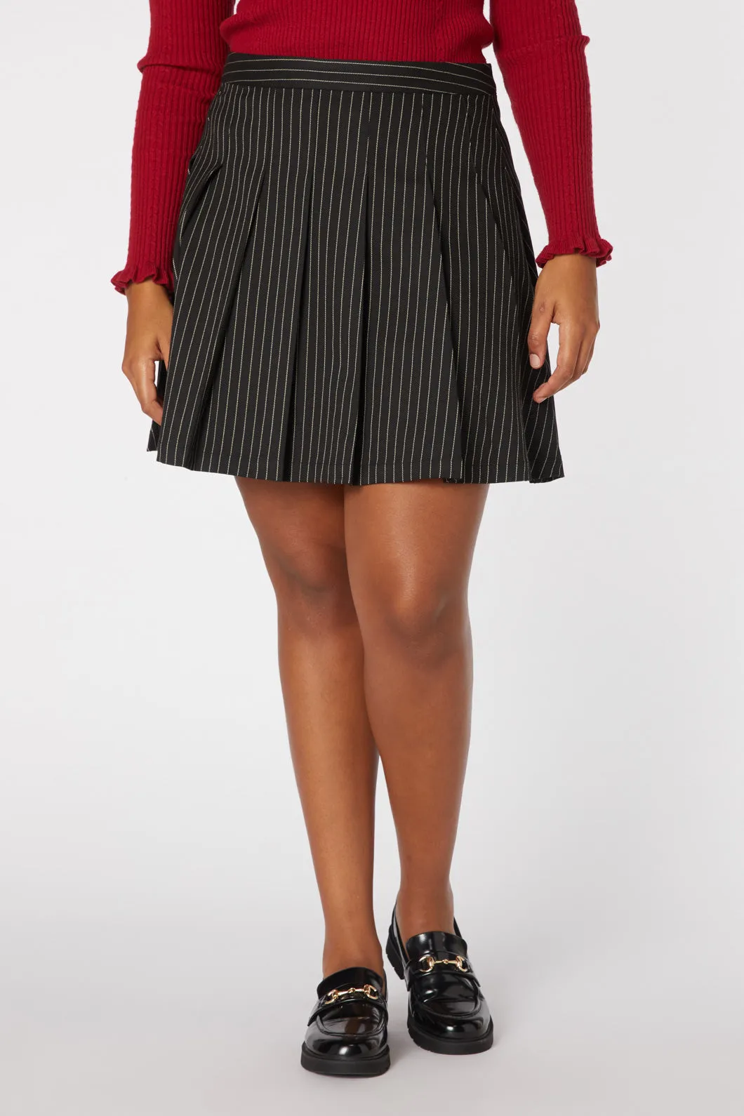 Abigail Pinstripe Skirt