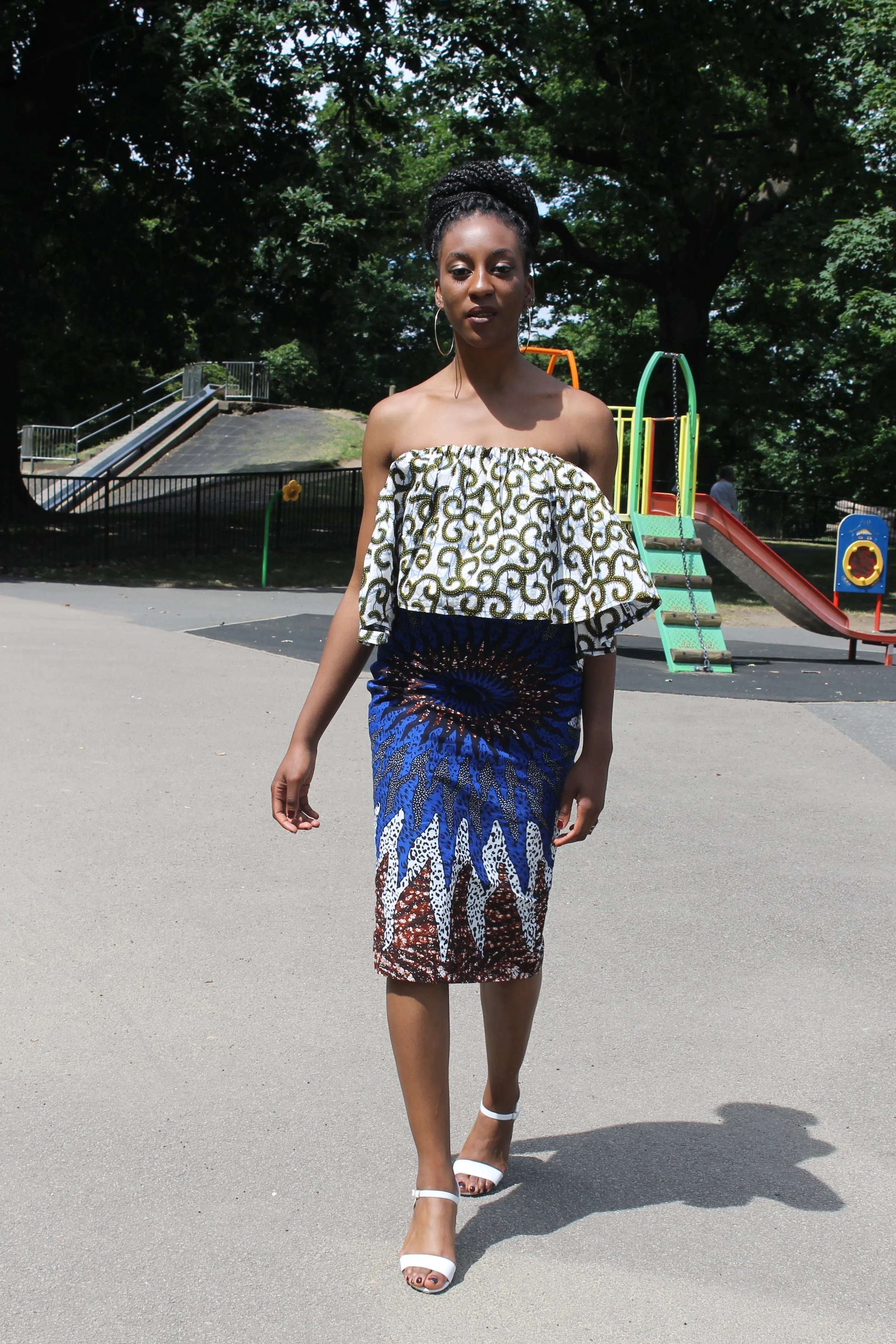 African Print Ankara batik Pencil skirts