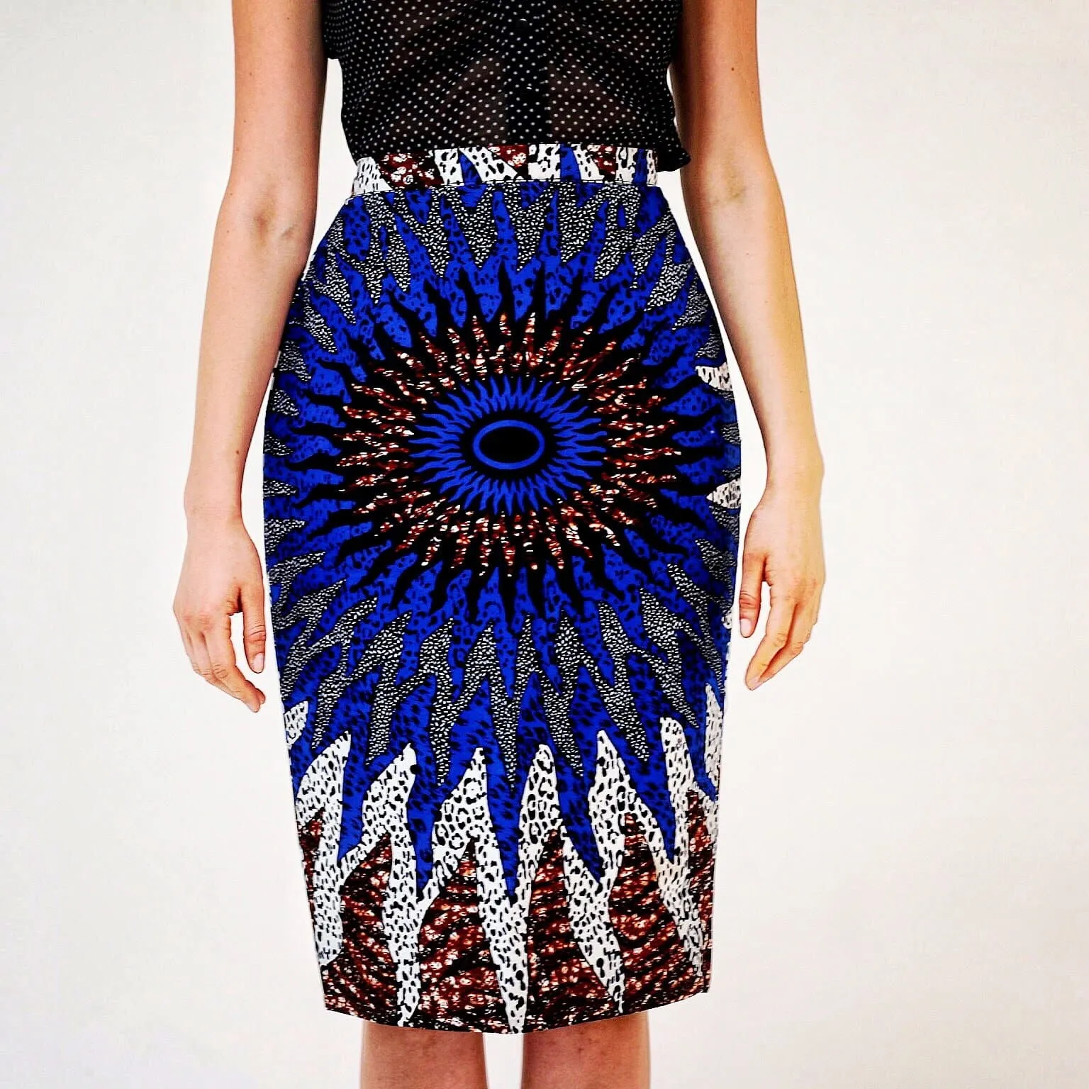 African Print Ankara batik Pencil skirts