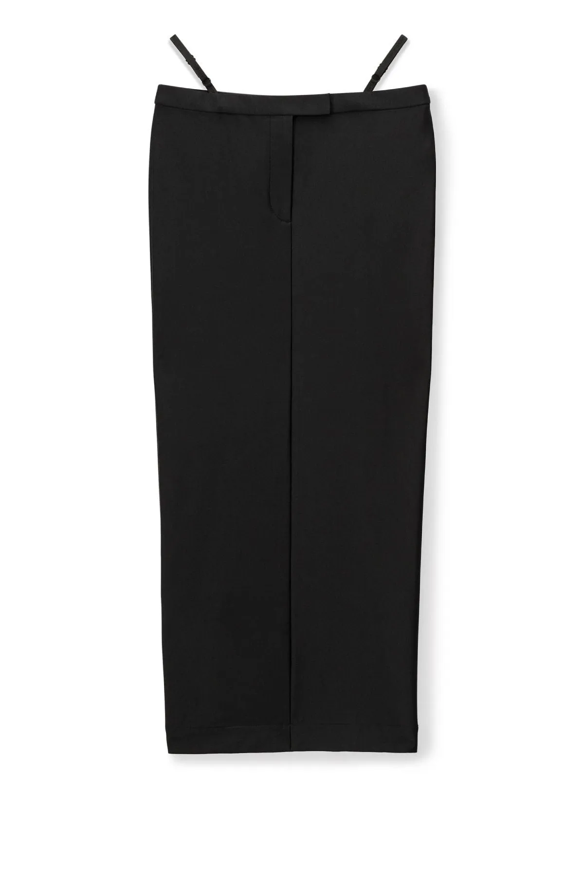 alexanderwang.t Fitted Long Skirt with Bikini Strap - Black