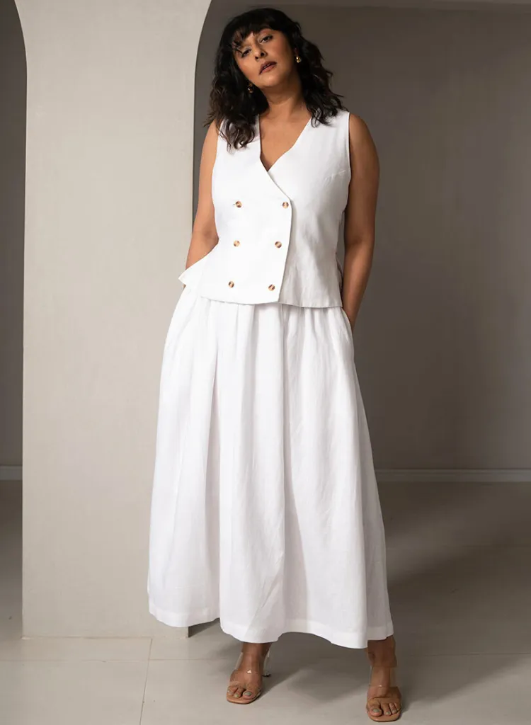 Amal Linen Skirt