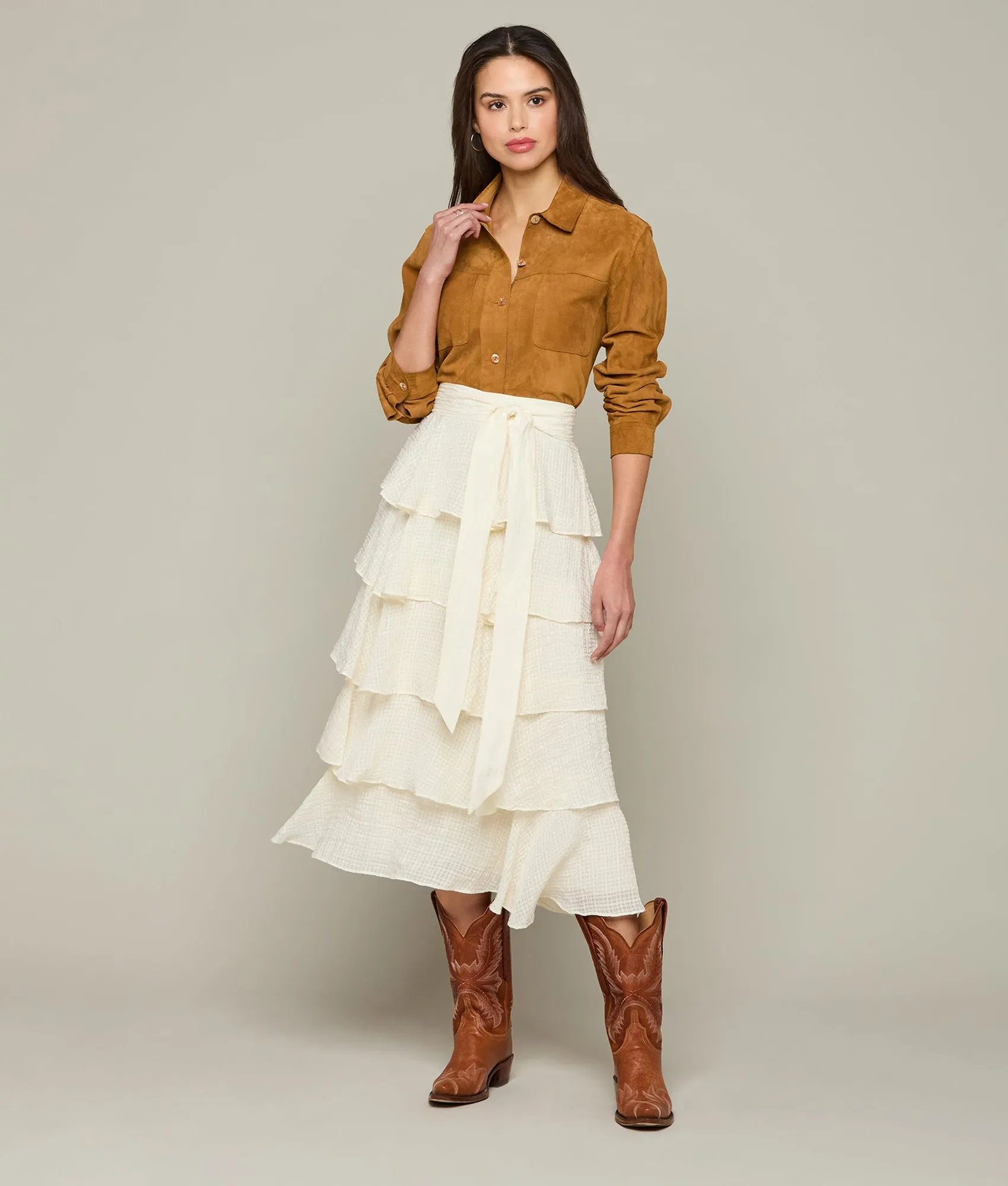 Annona Skirt :: Off White