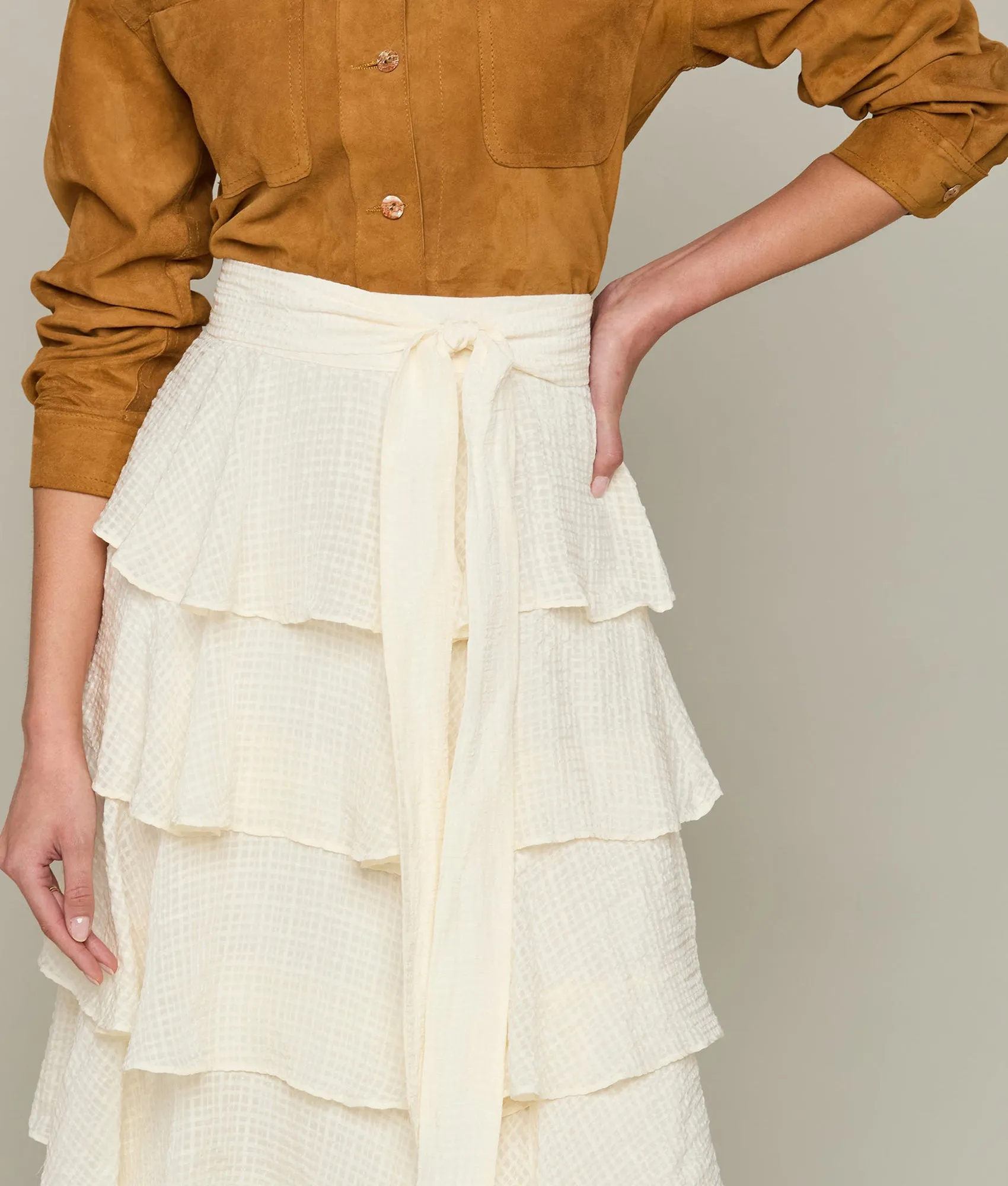 Annona Skirt :: Off White