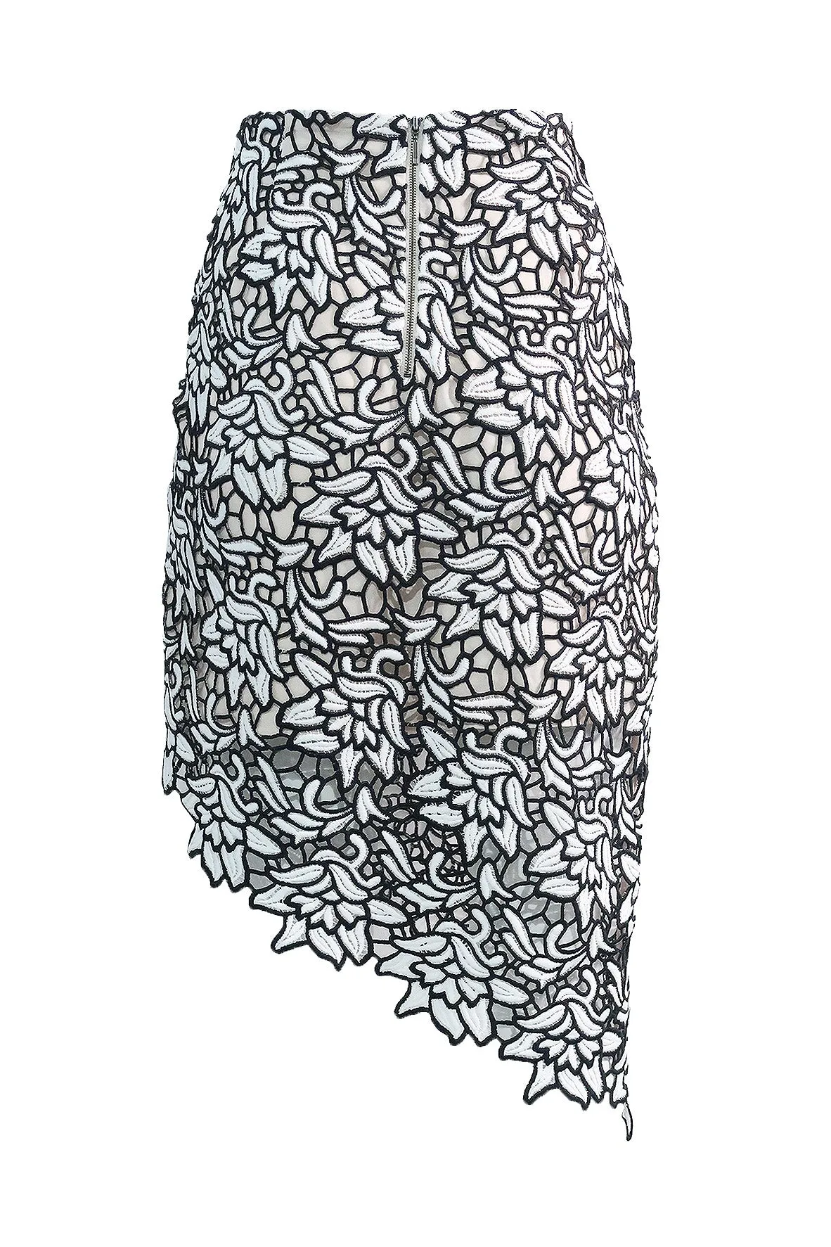 Asymmetrical Crochet Skirt