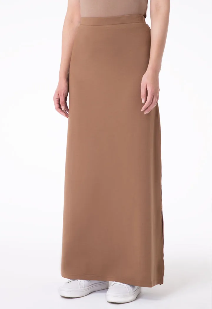 Basic Maxi A-Line Skirt