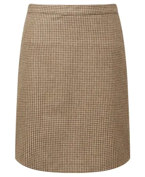 Beauly Tweed Skirt - Houndstooth Tweed