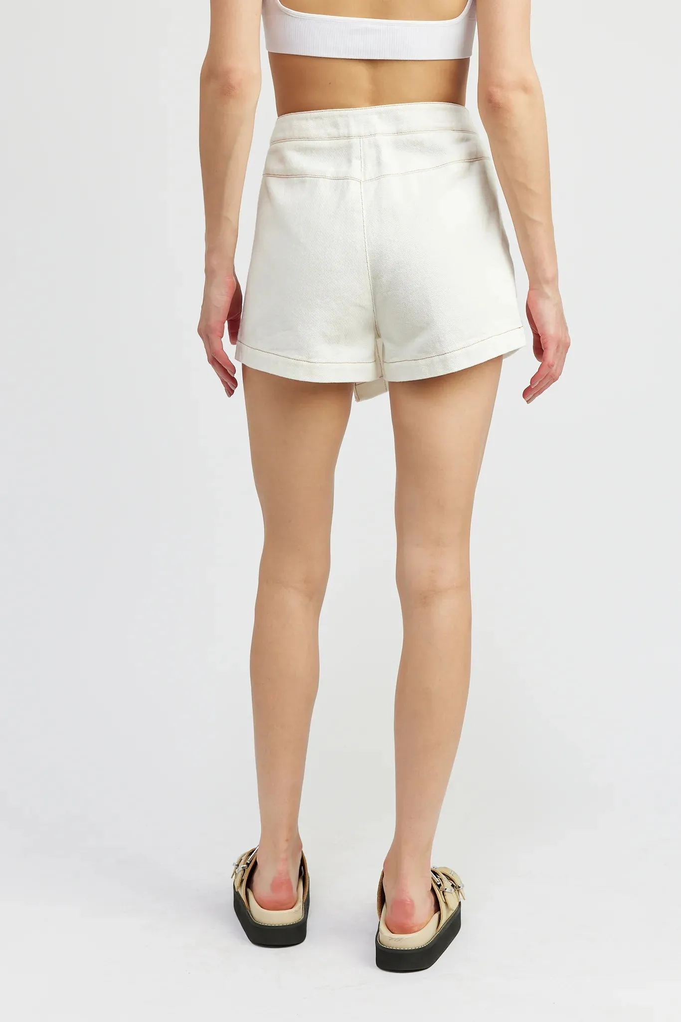 Beckett Denim Mini Skort