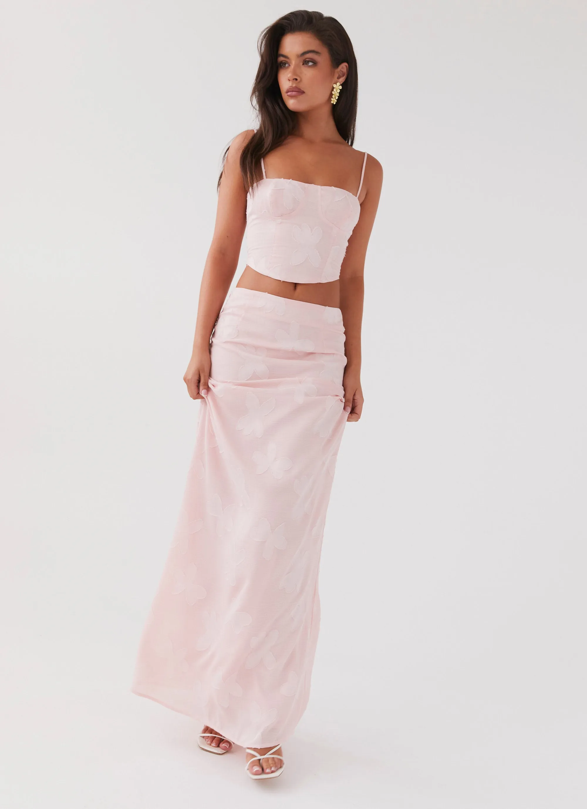 Best Love Maxi Skirt - Pink Petal