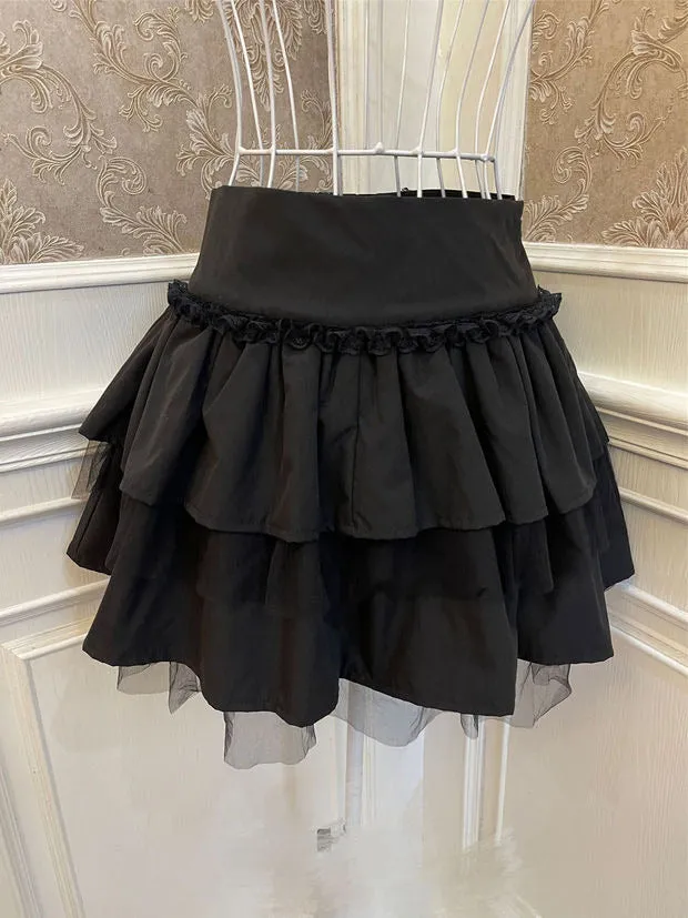 Black pink halter top / tutu skirt