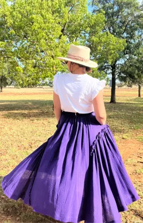 Bolide Waffle Skirt - Purple