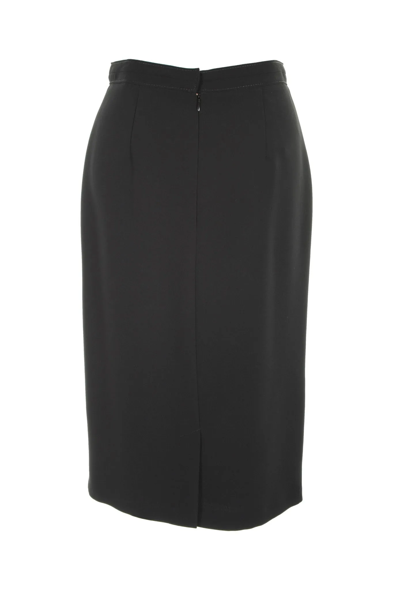 Busy Clothing Womens Black Pencil Skirt