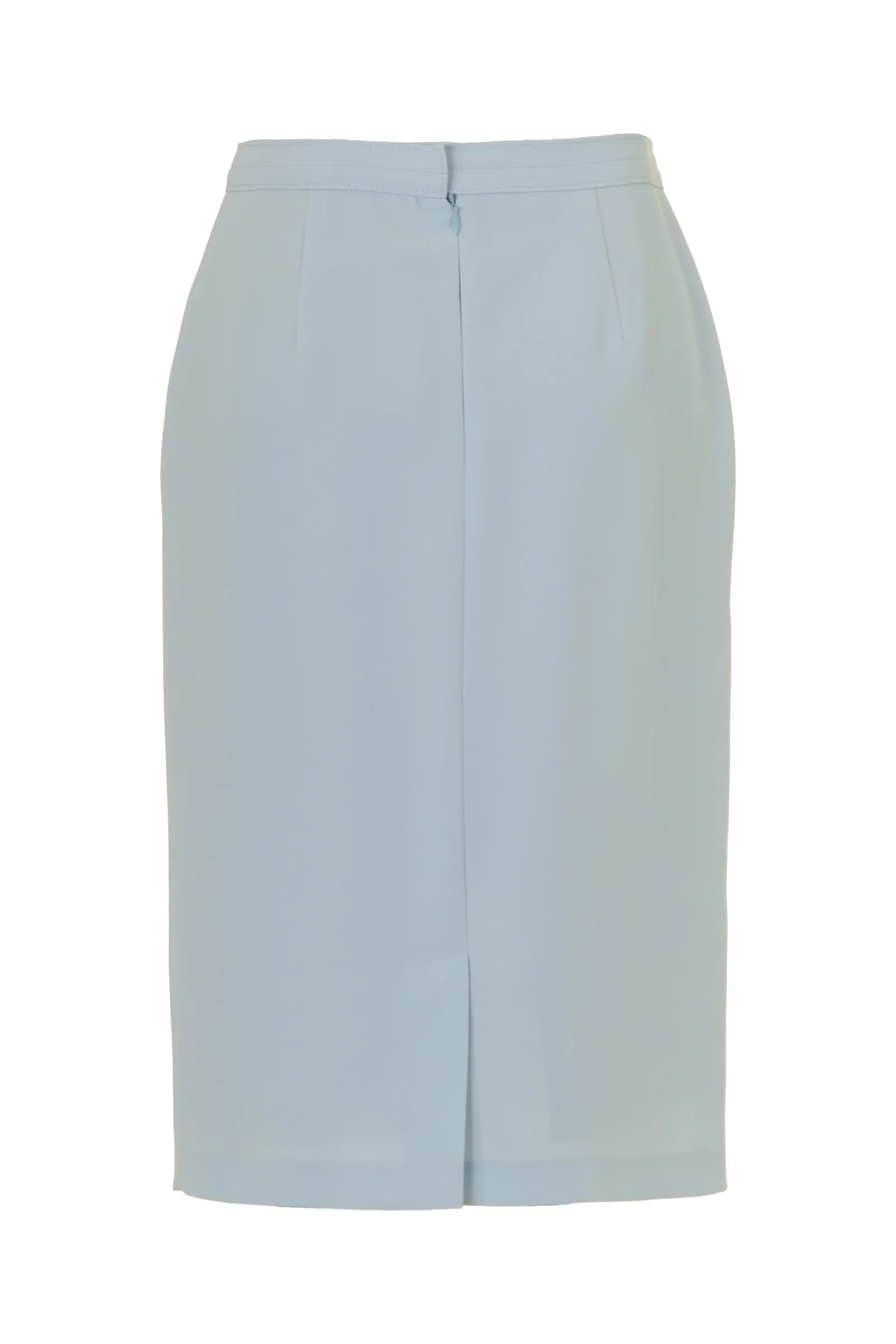 Busy Clothing Womens Light Blue Pencil Skirt