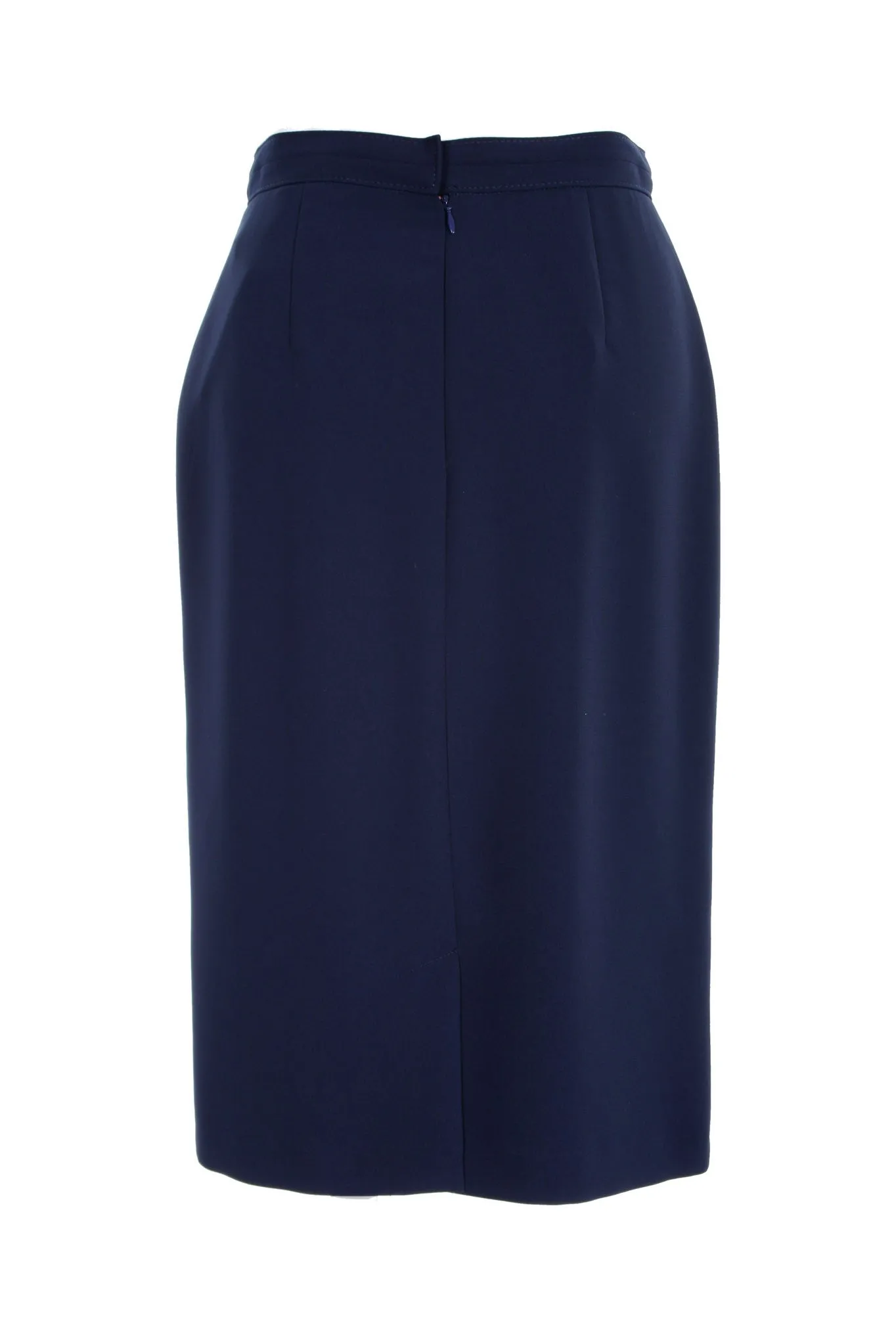 Busy Clothing Womens Navy Pencil Skirt