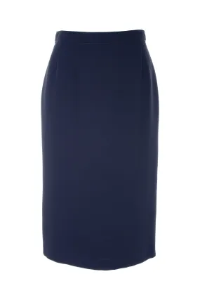 Busy Clothing Womens Navy Pencil Skirt