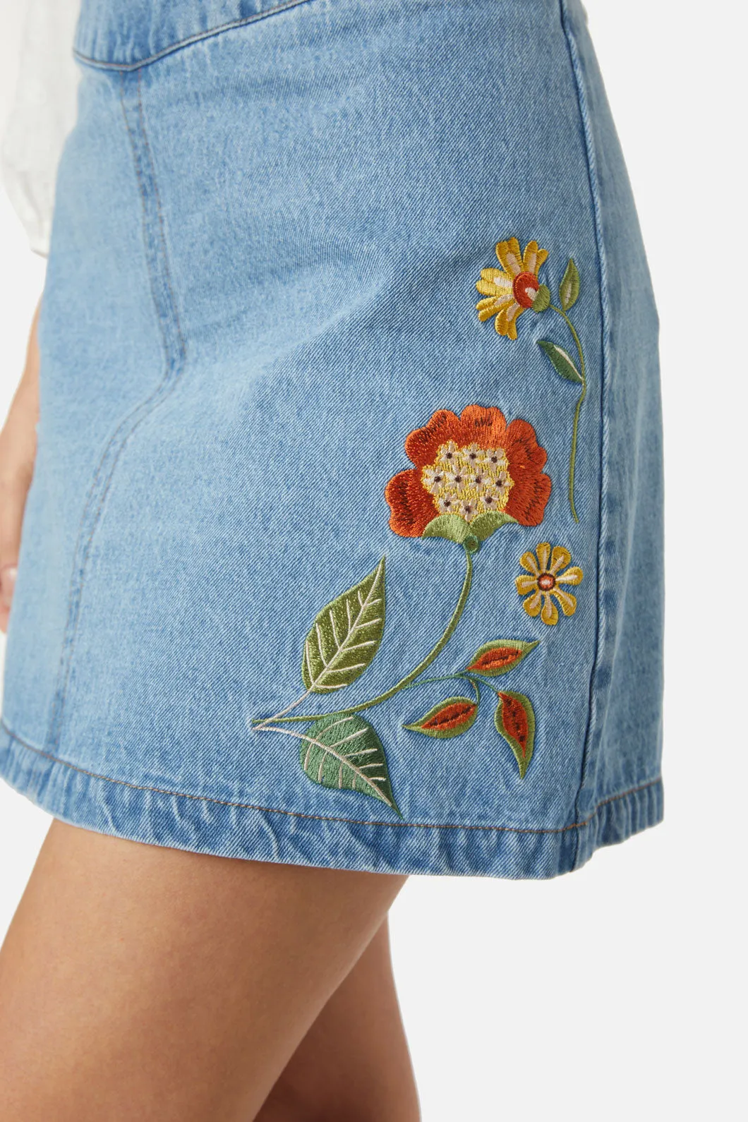 Cami Embroidered Skirt