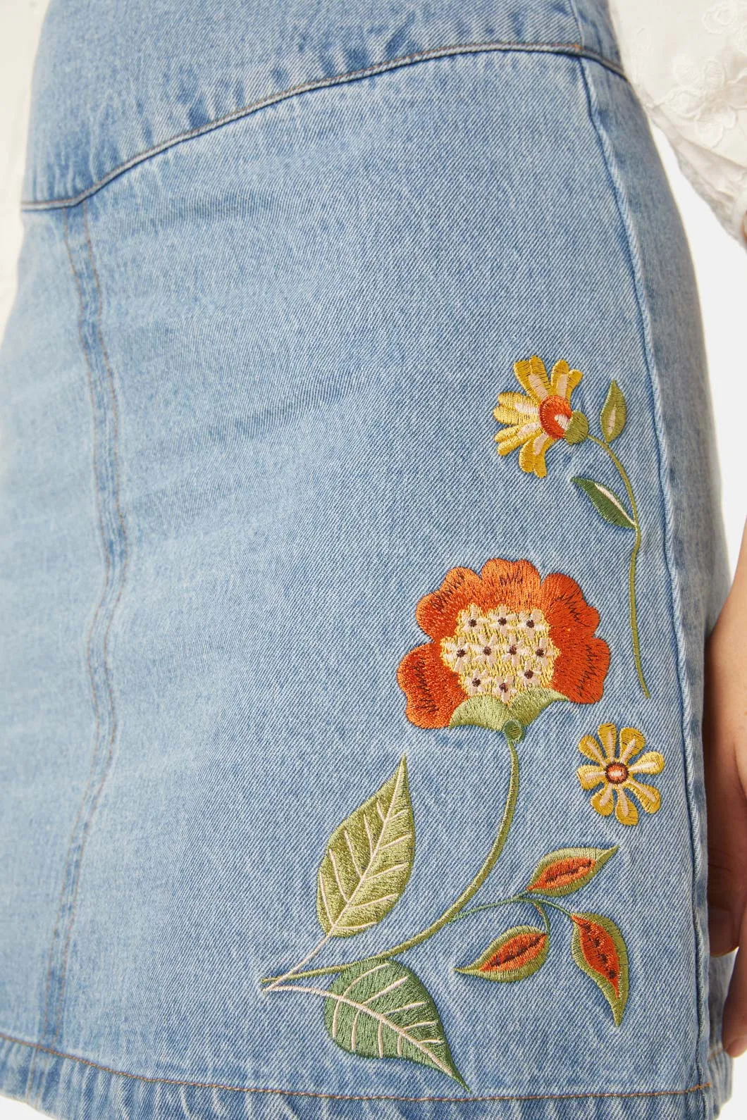 Cami Embroidered Skirt