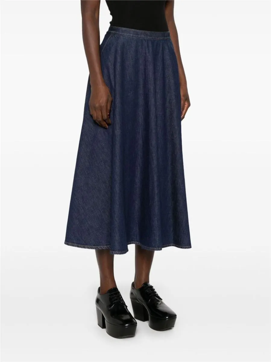 DENIM MIDI SKIRT