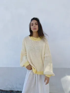 Desiree Oversized Knit Daffodil