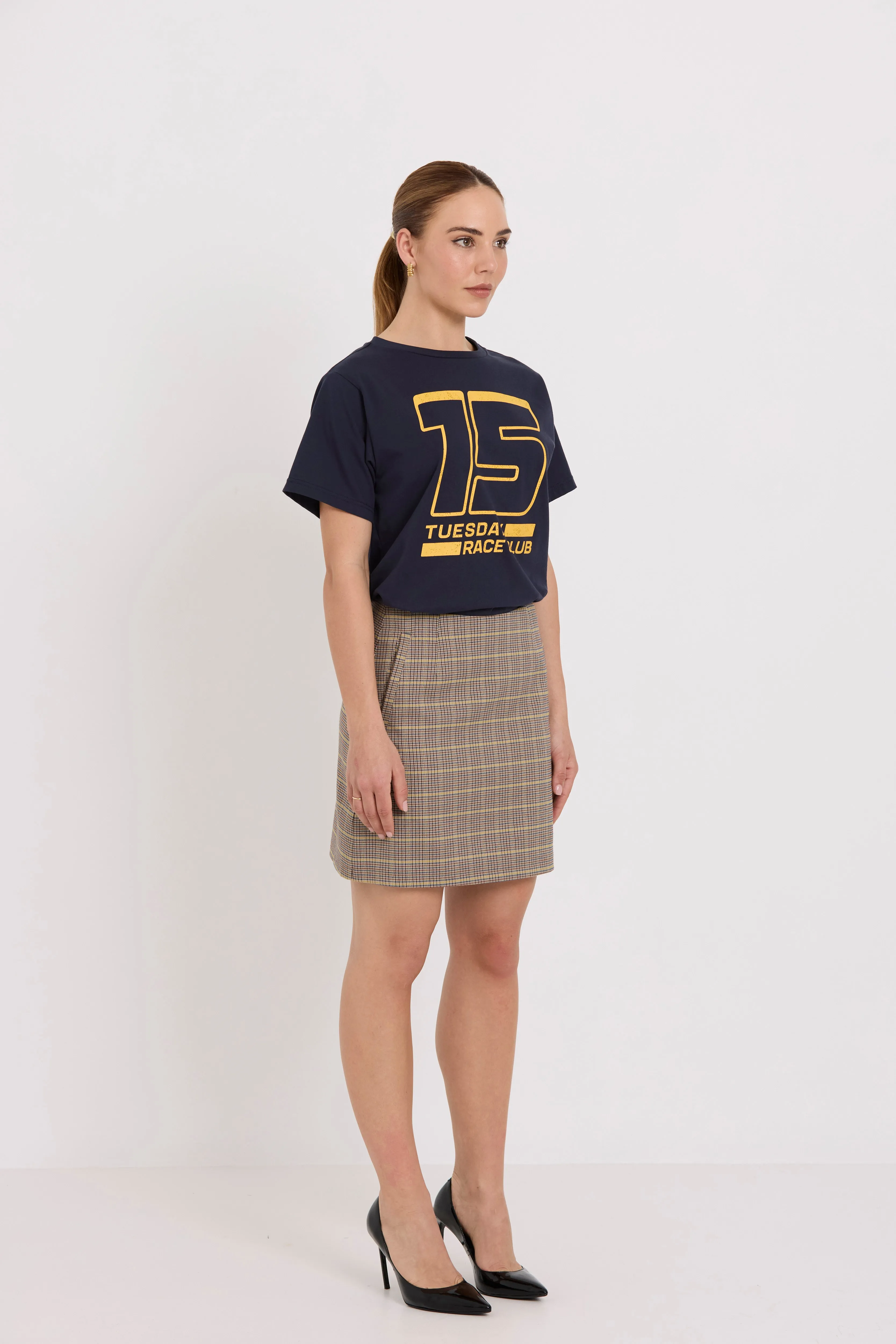 Emili Mini Skirt | Daytona Check