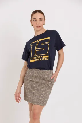 Emili Mini Skirt | Daytona Check