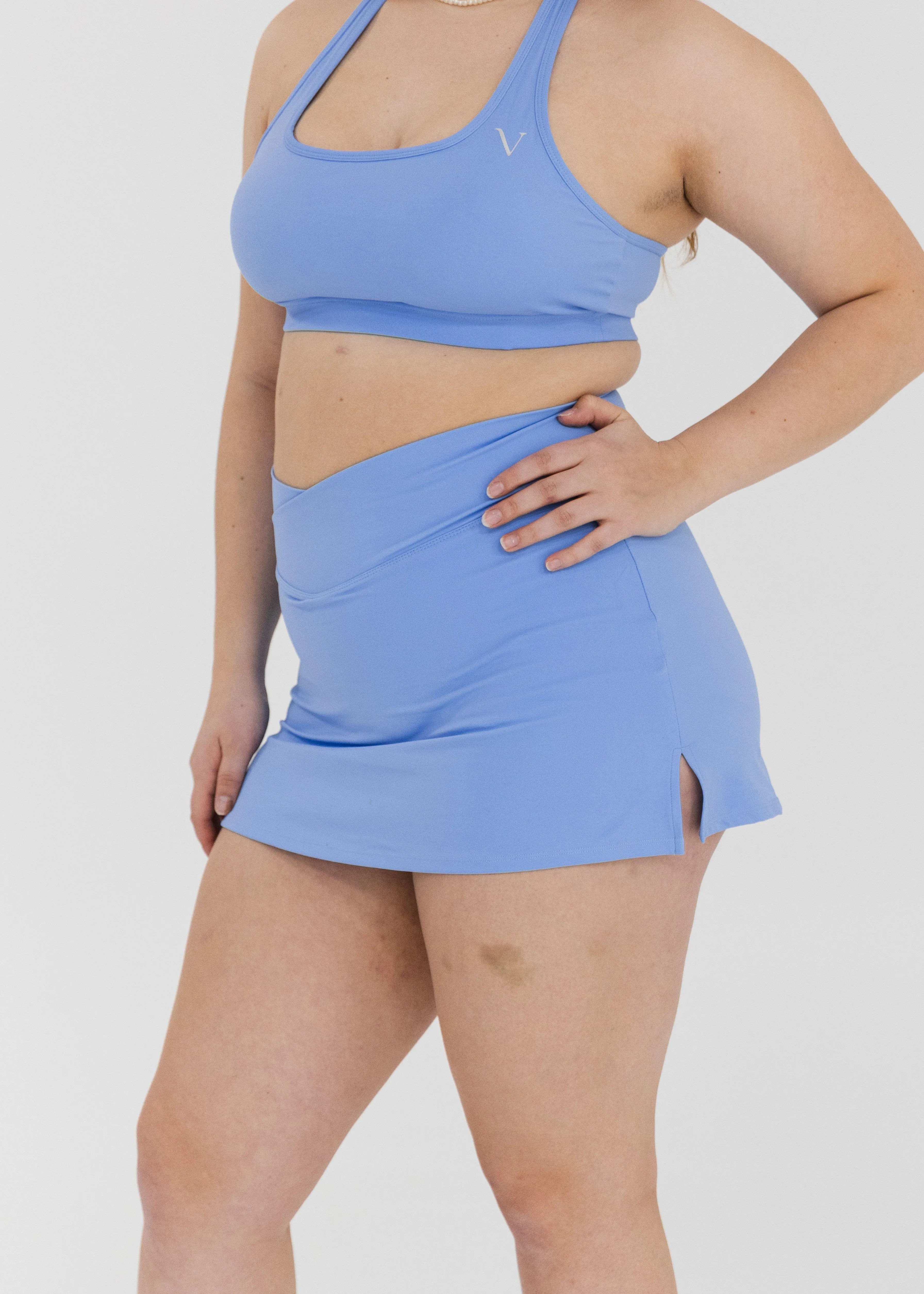 Formfit Move Crossover Tennis Skirt Sky Blue