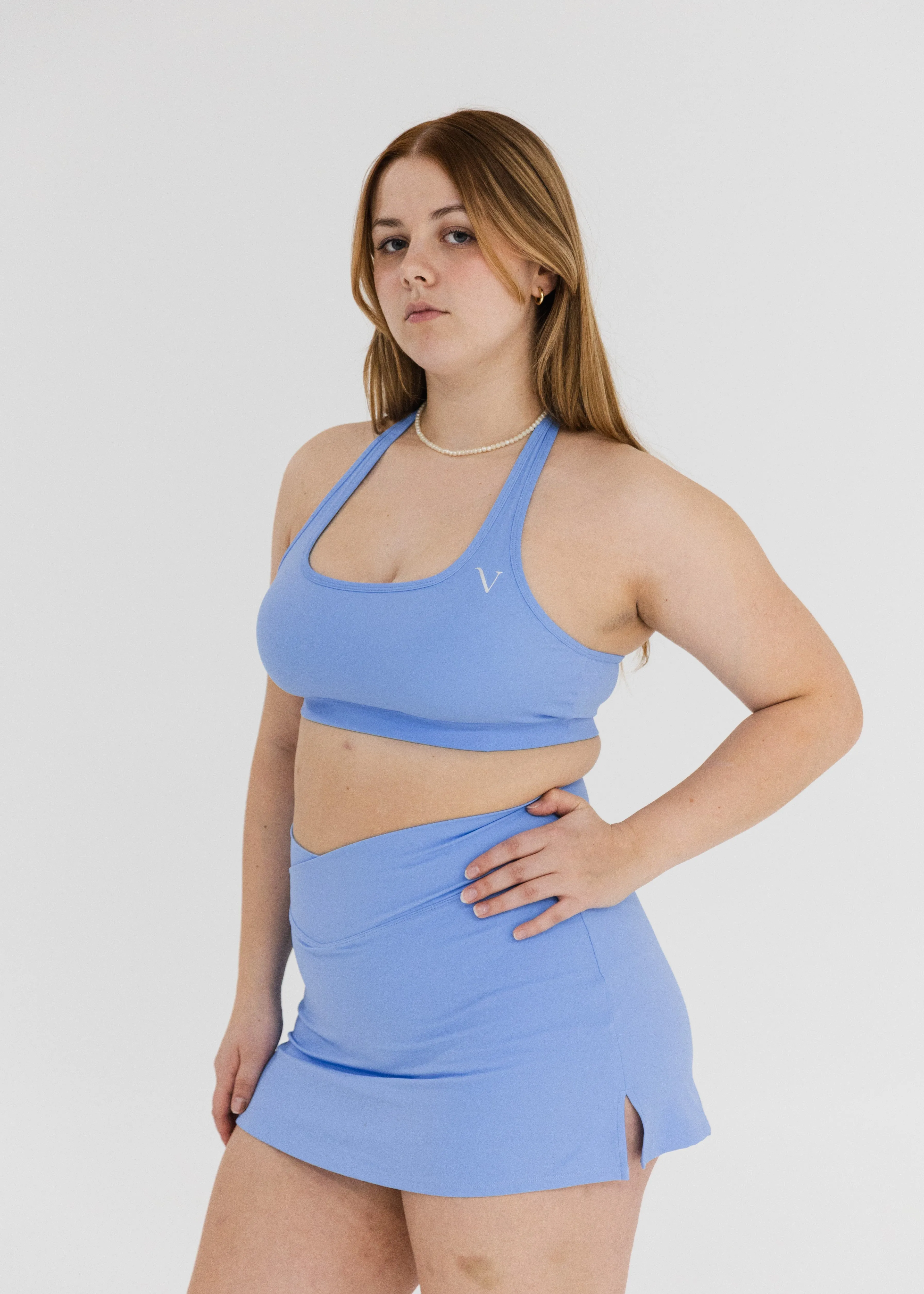 Formfit Move Crossover Tennis Skirt Sky Blue