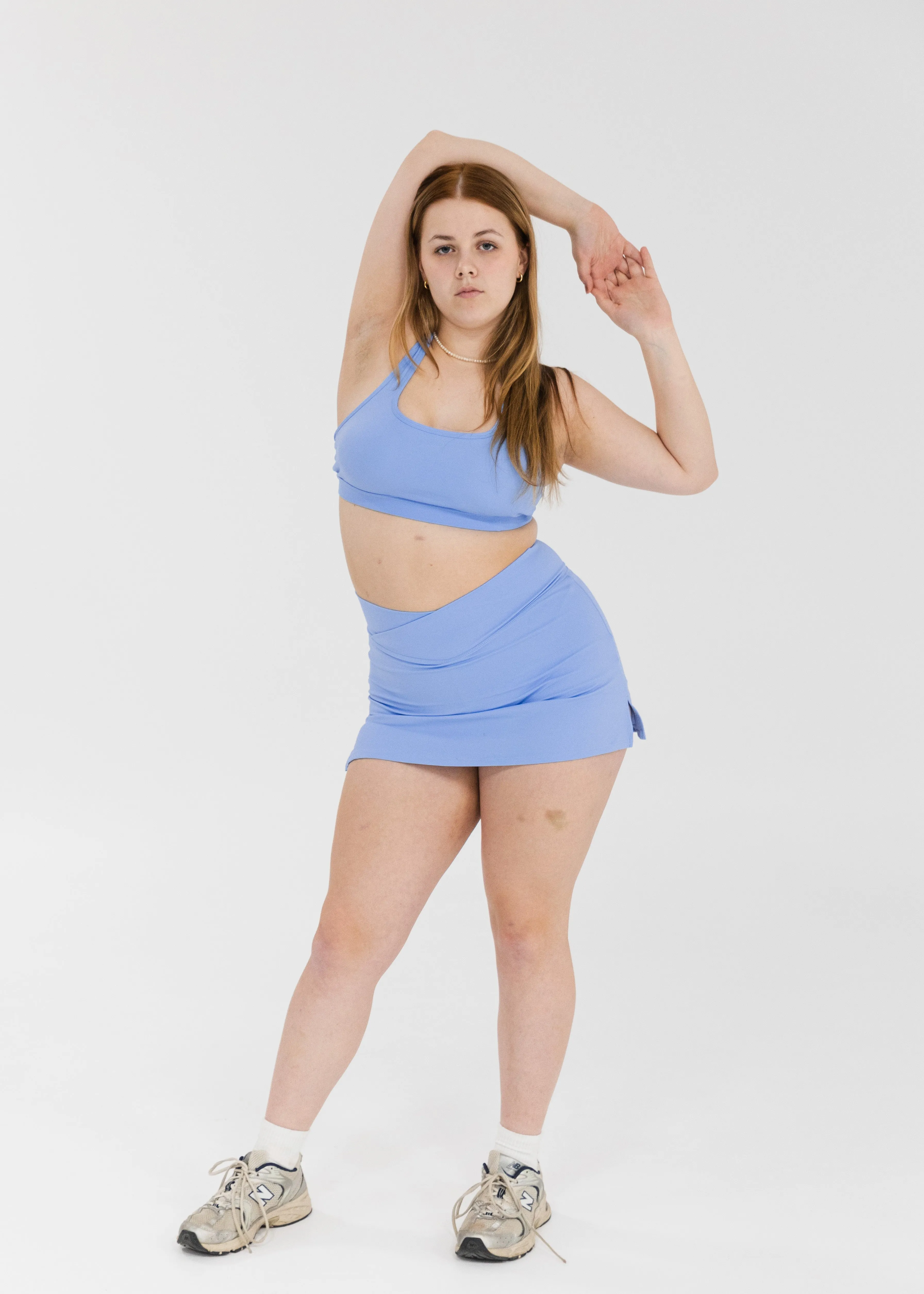 Formfit Move Crossover Tennis Skirt Sky Blue