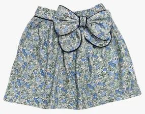 Girl's "Sienna & Luca" Floral Skirt with Bow