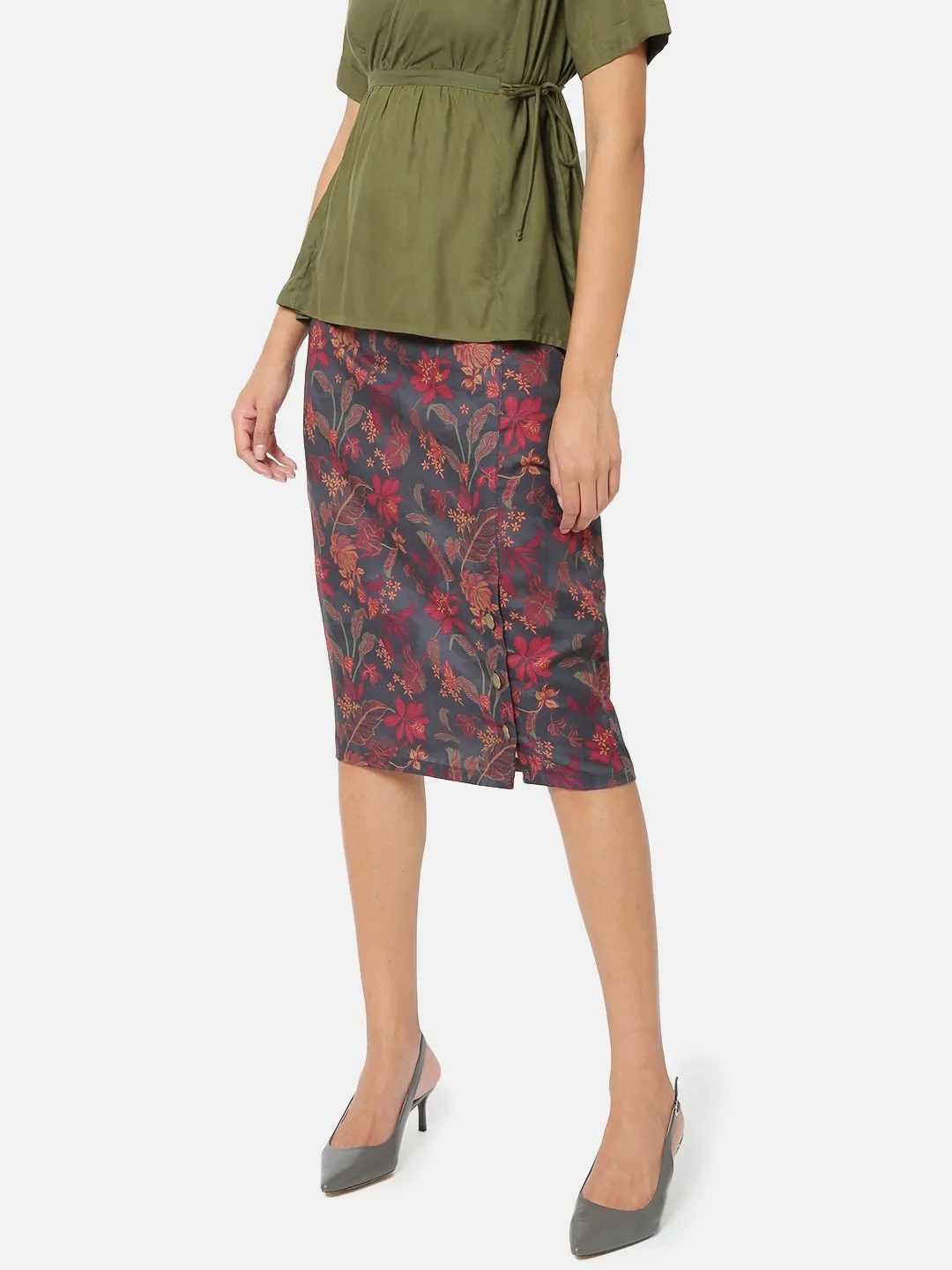 Hidden Mist Pencil Skirt