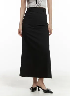 High Waist Maxi Skirt CA409