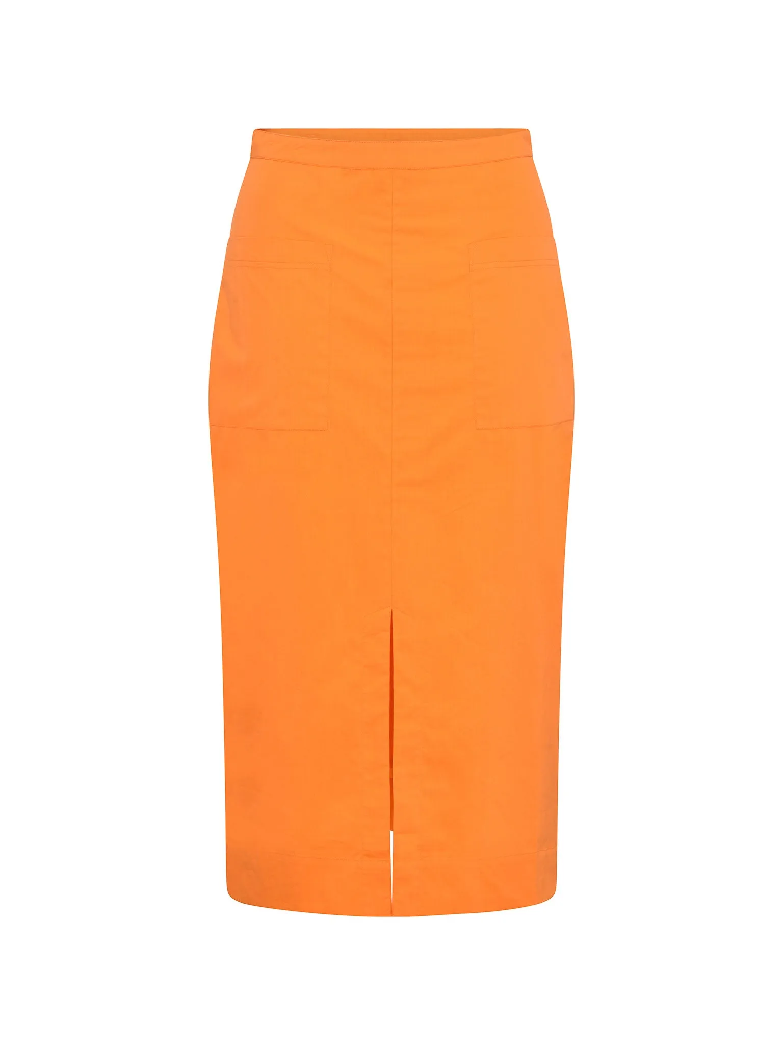 Hilda Midi Skirt in Orange