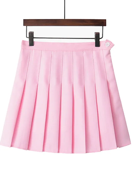 Infinite Colors pleated mini skirt with lining