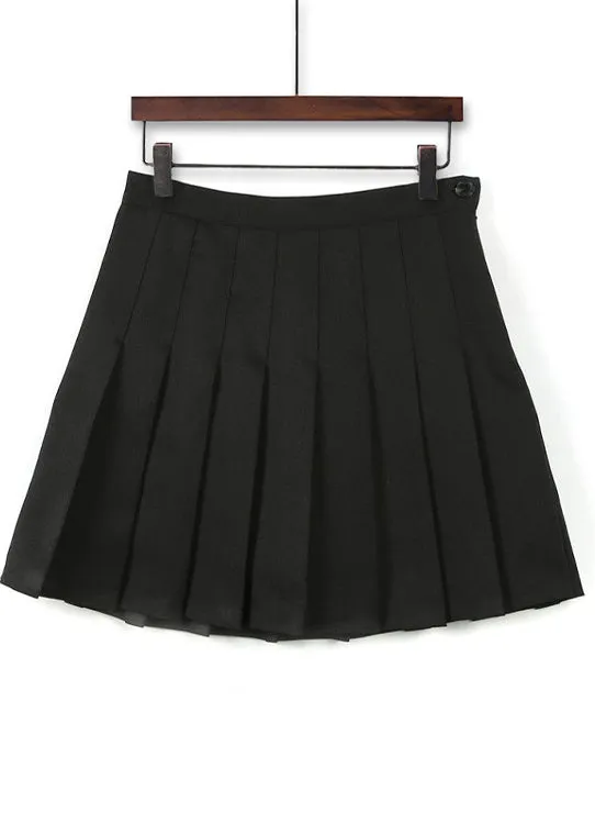 Infinite Colors pleated mini skirt with lining