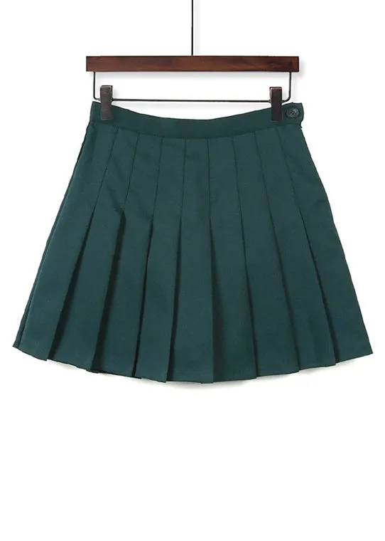 Infinite Colors pleated mini skirt with lining