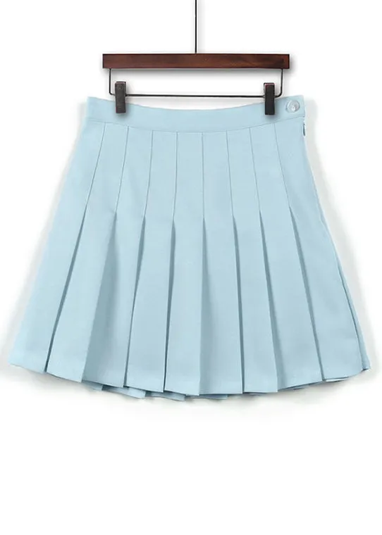 Infinite Colors pleated mini skirt with lining