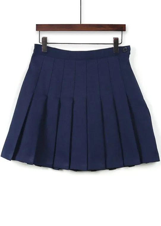 Infinite Colors pleated mini skirt with lining