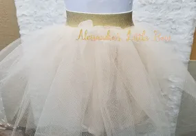 Ivory Luxury Tutu Skirt