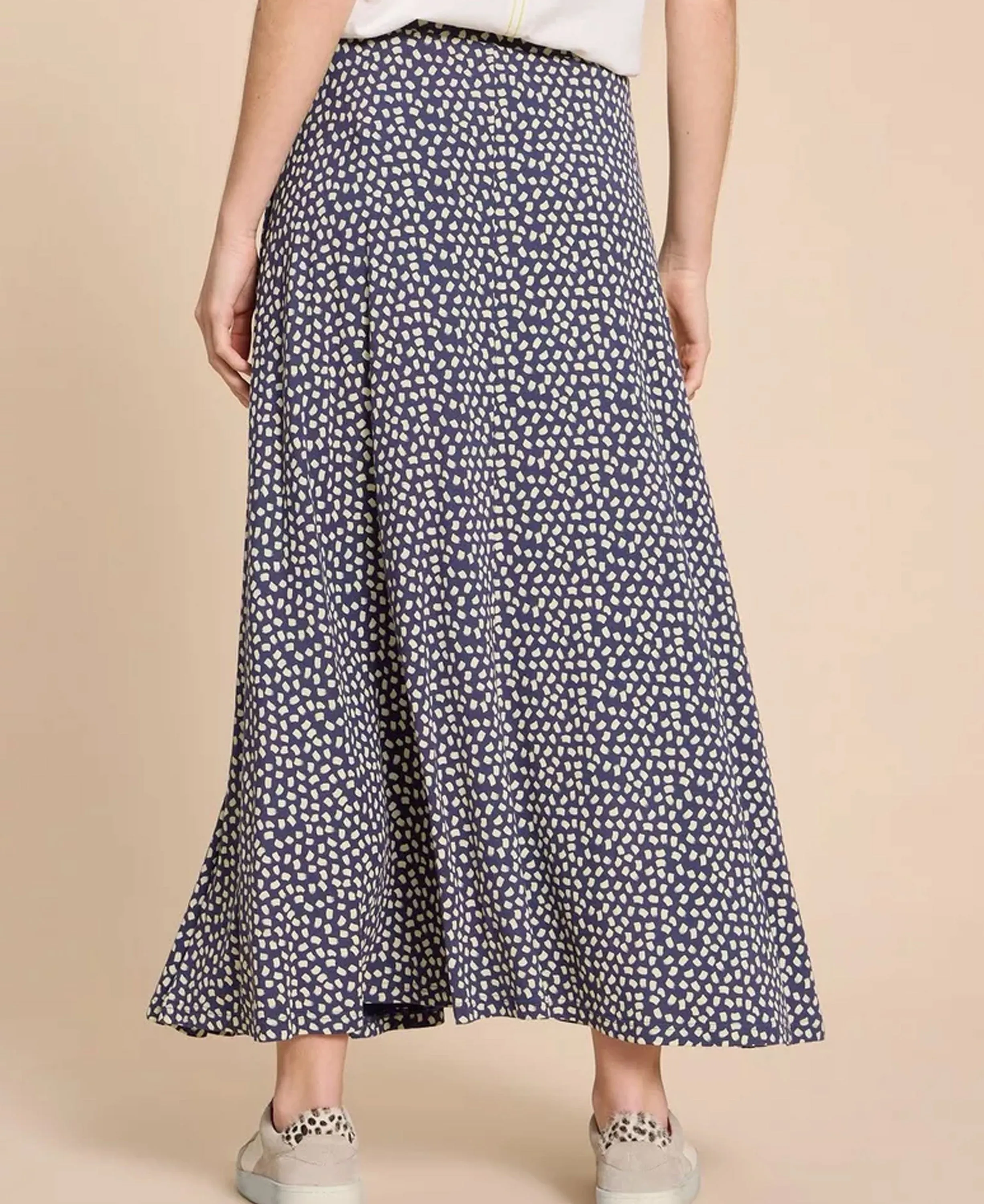 Jada Eco Vero Maxi Skirt - Blue Print