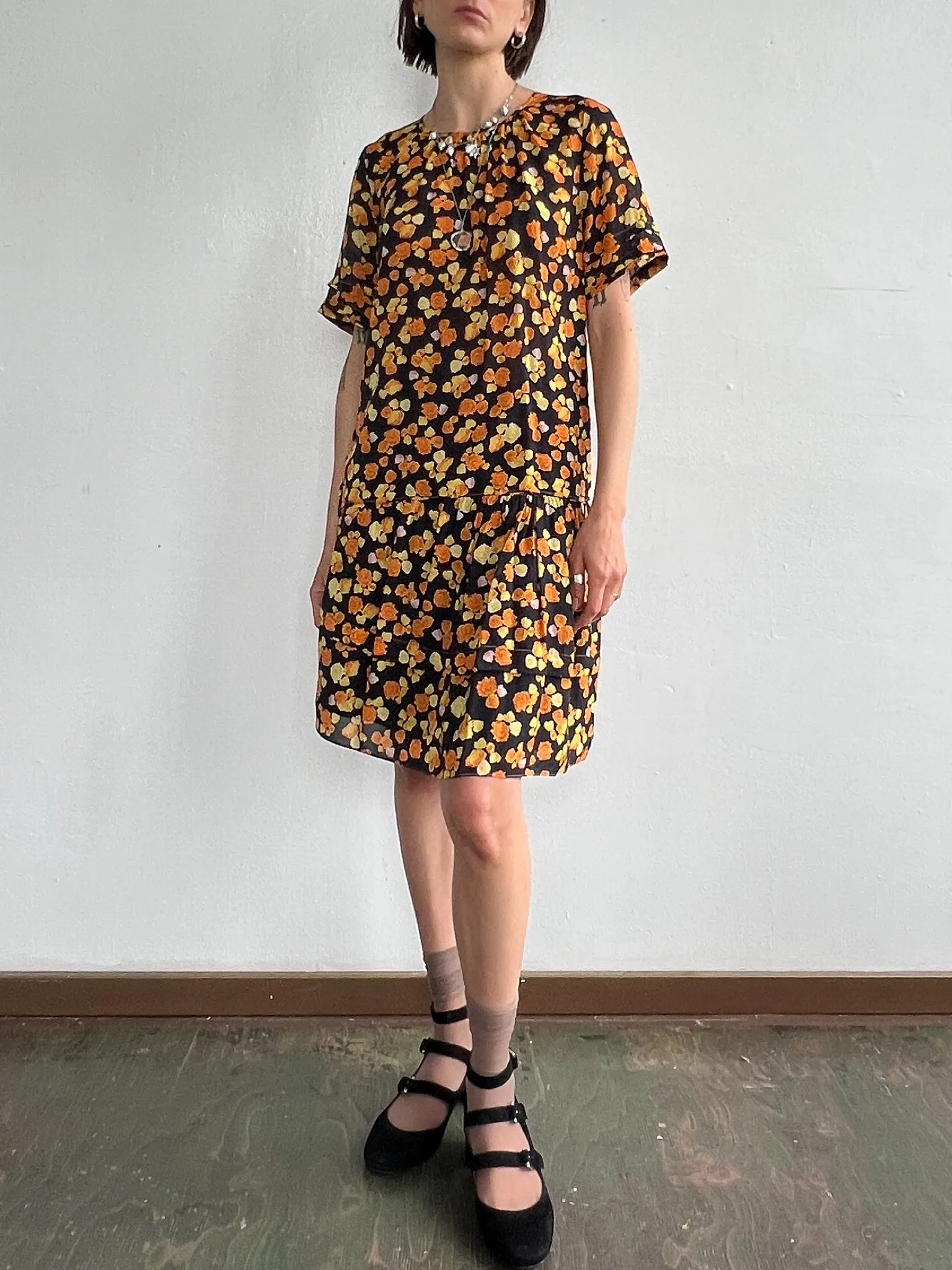 Kenzo Silky Marigold Skirt (M)