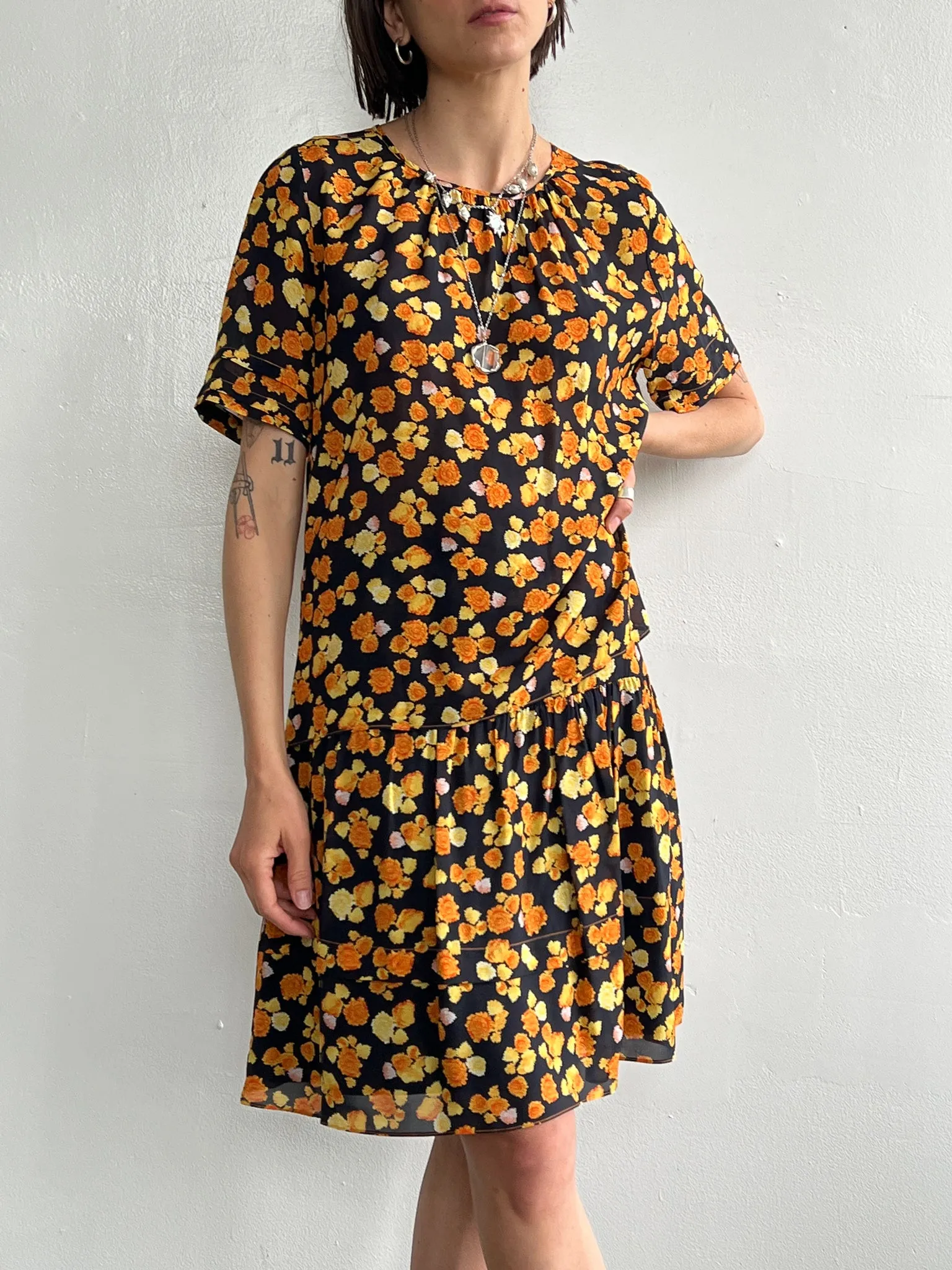 Kenzo Silky Marigold Skirt (M)