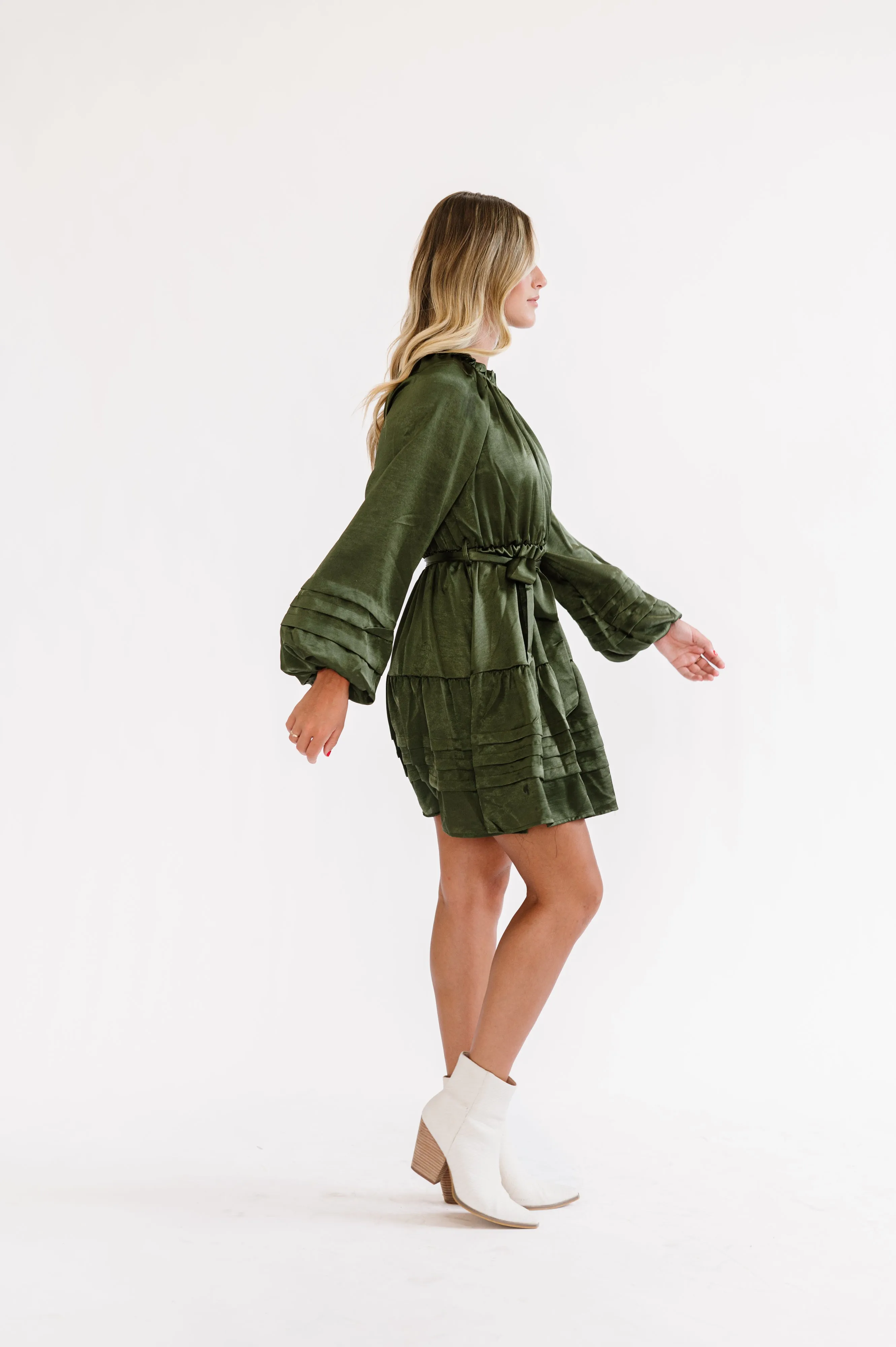 Keslie Dress in Olive