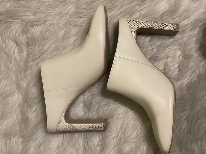 KIRRA MULES IVORY LEATHER - re:vita