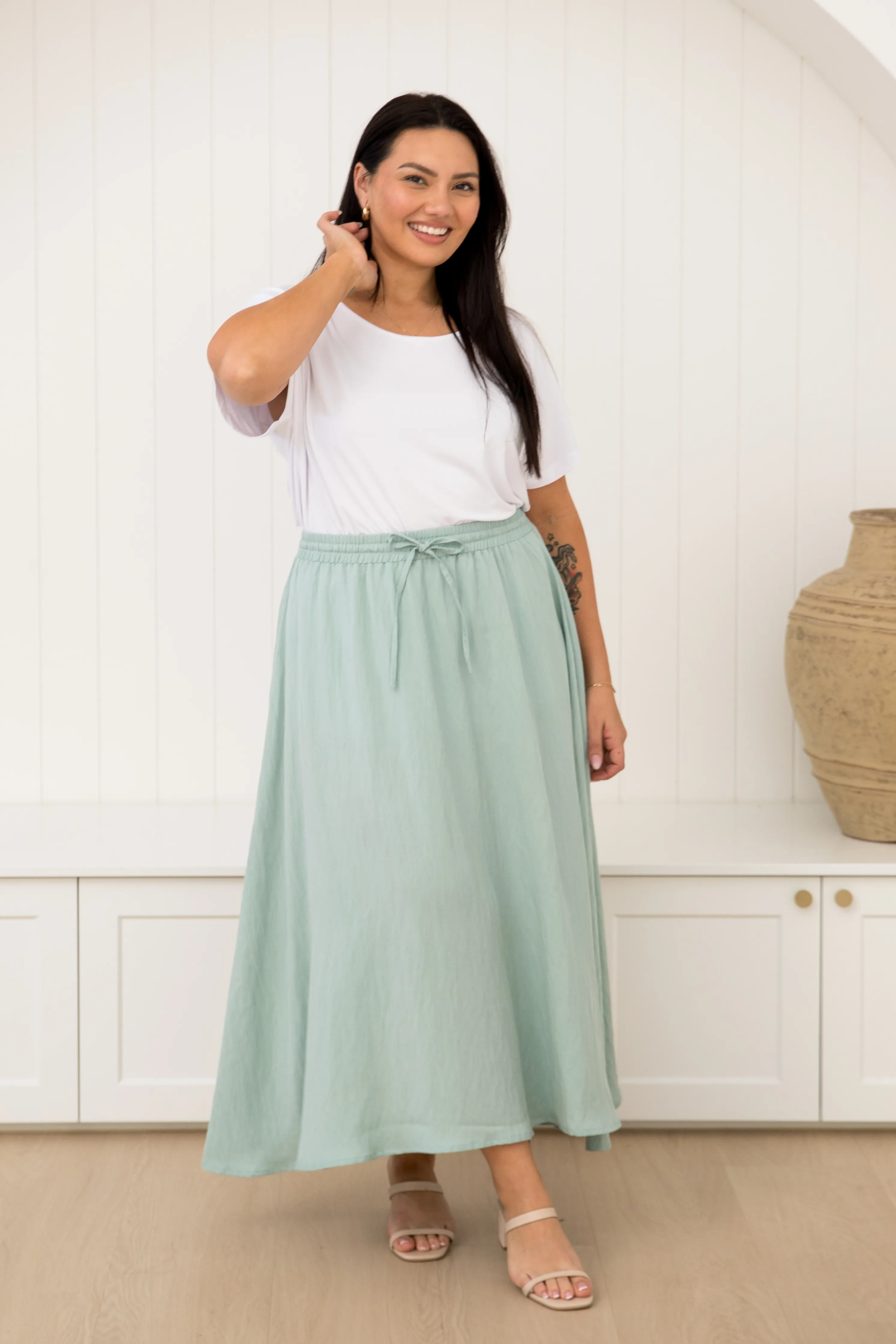 Lena Skirt in Mint