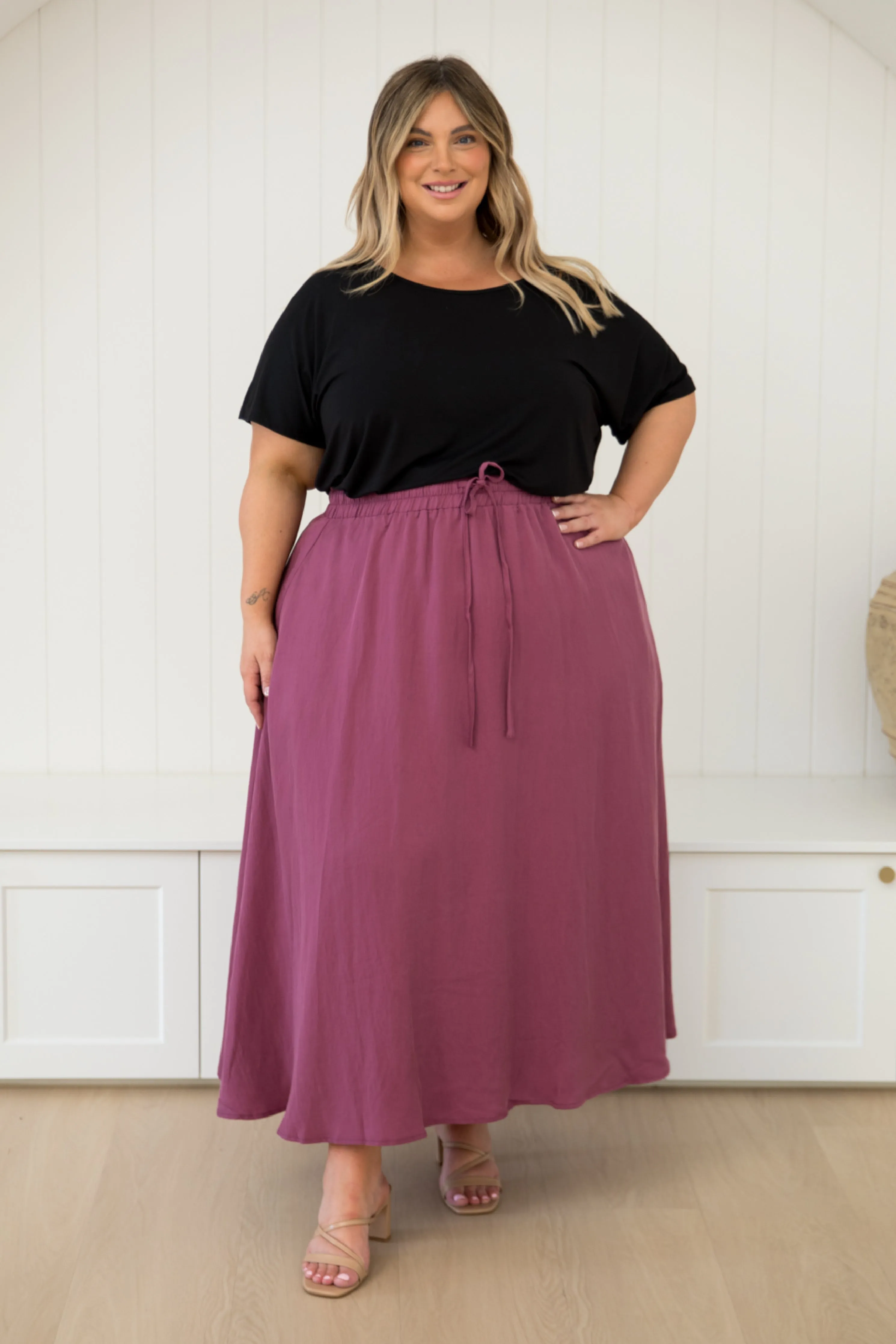 Lena Skirt in Rosewood