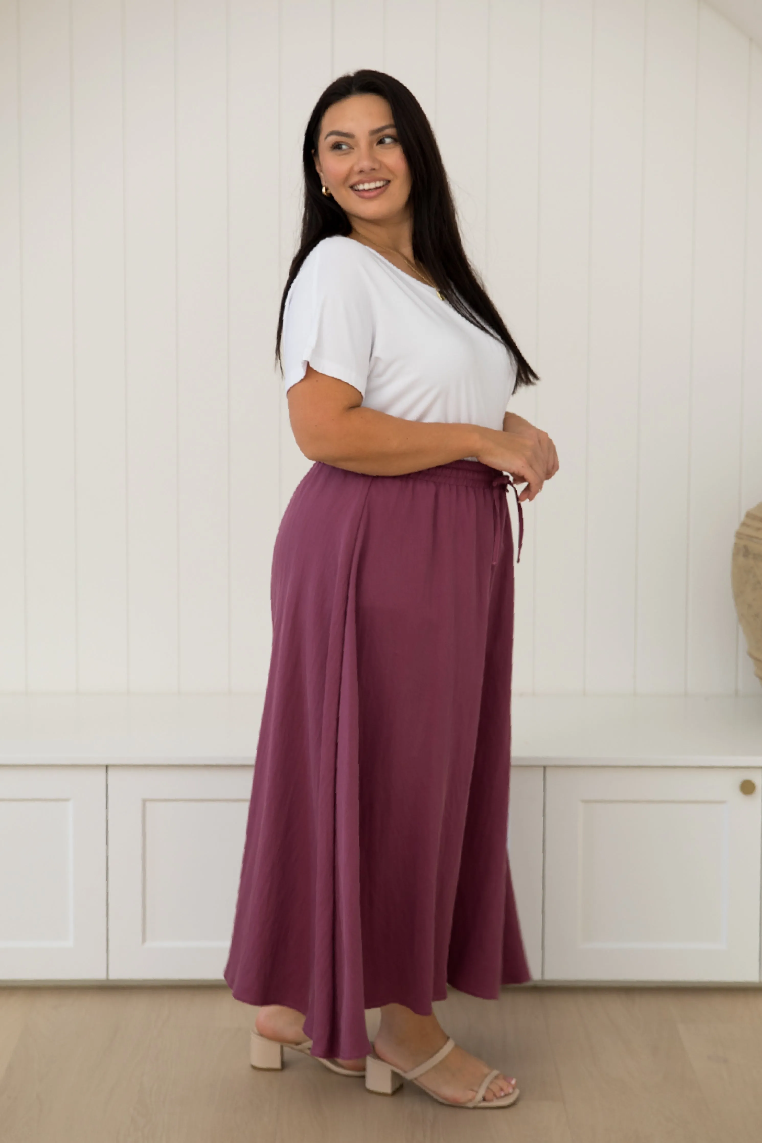 Lena Skirt in Rosewood