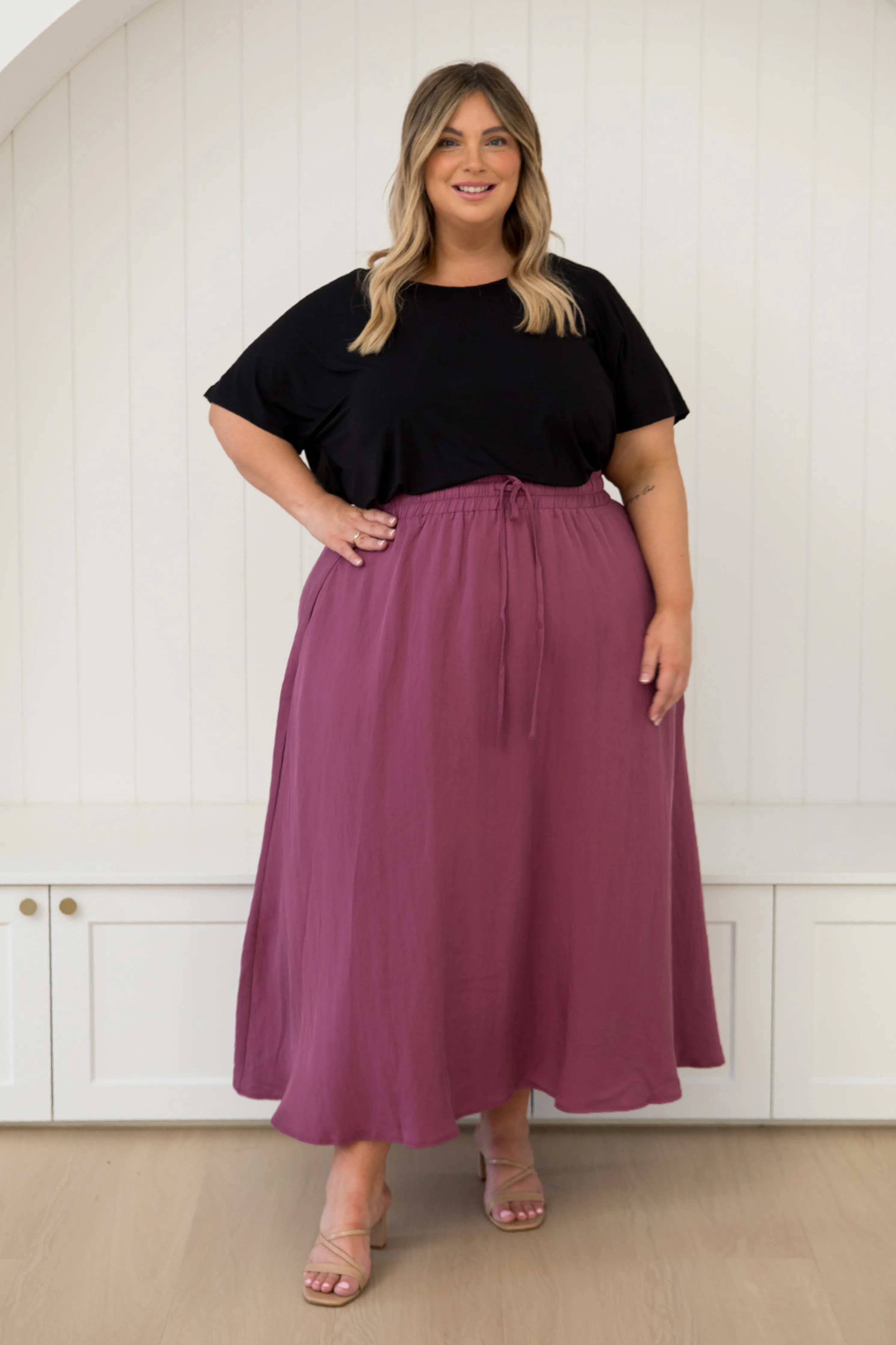 Lena Skirt in Rosewood