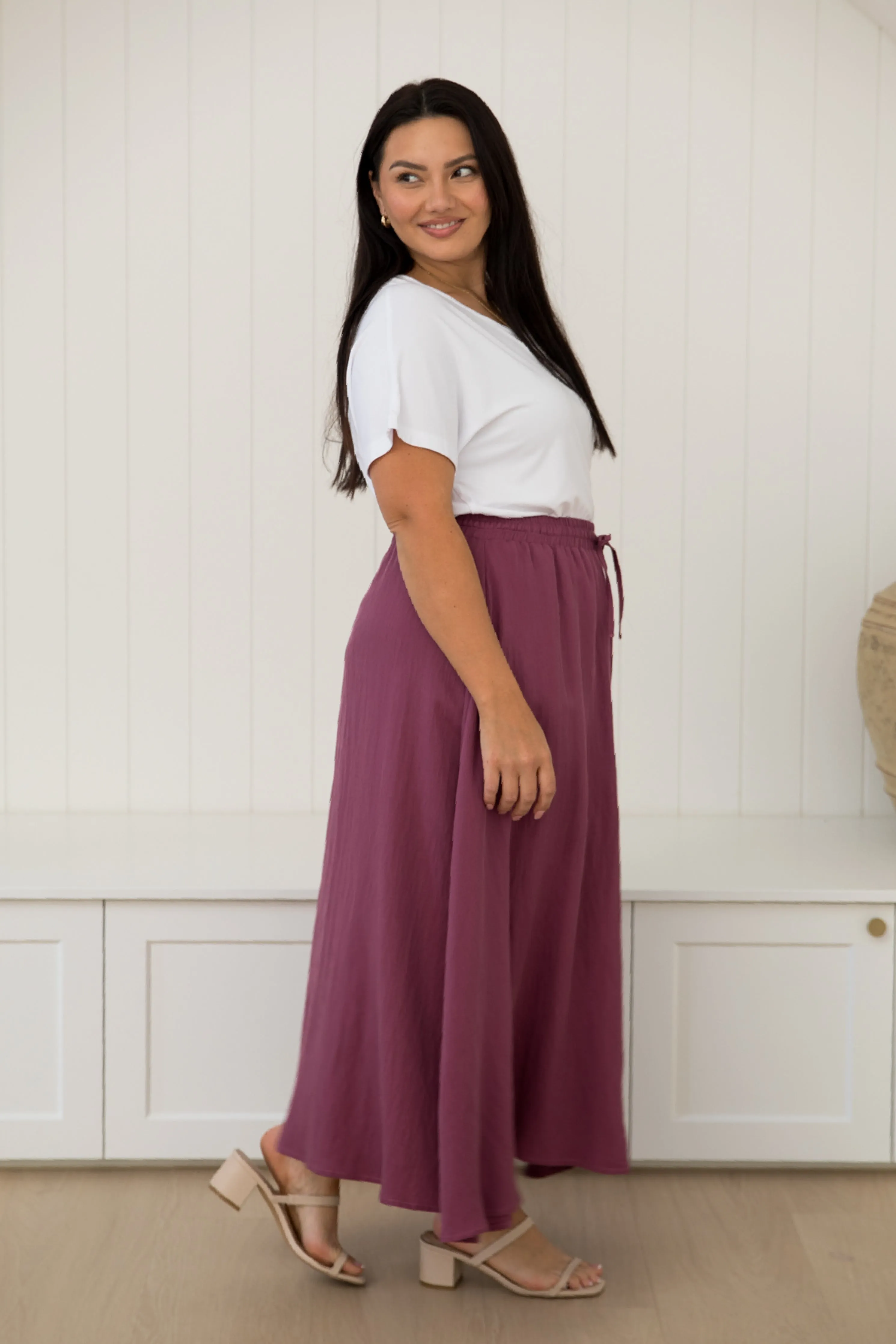 Lena Skirt in Rosewood