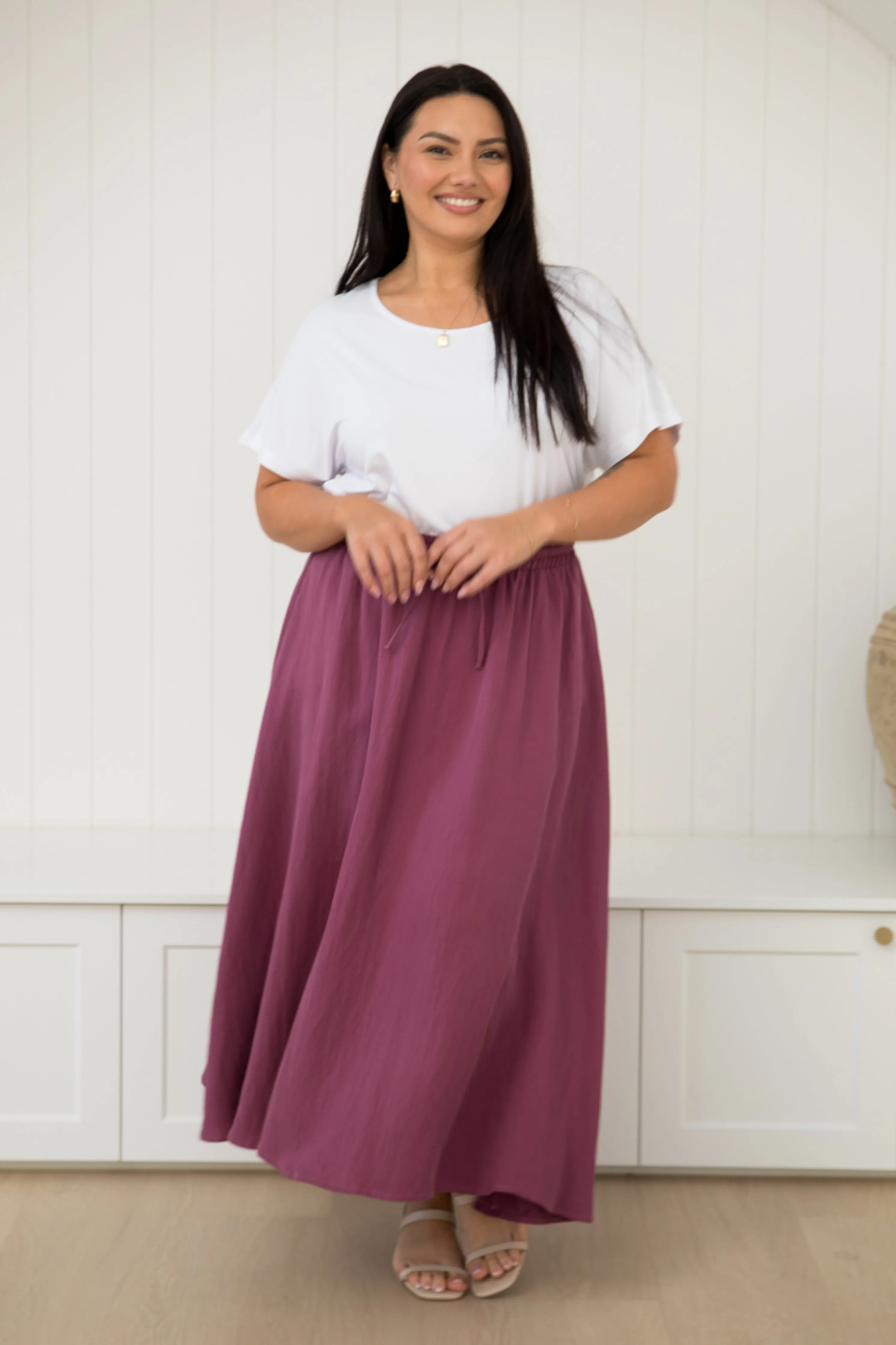 Lena Skirt in Rosewood