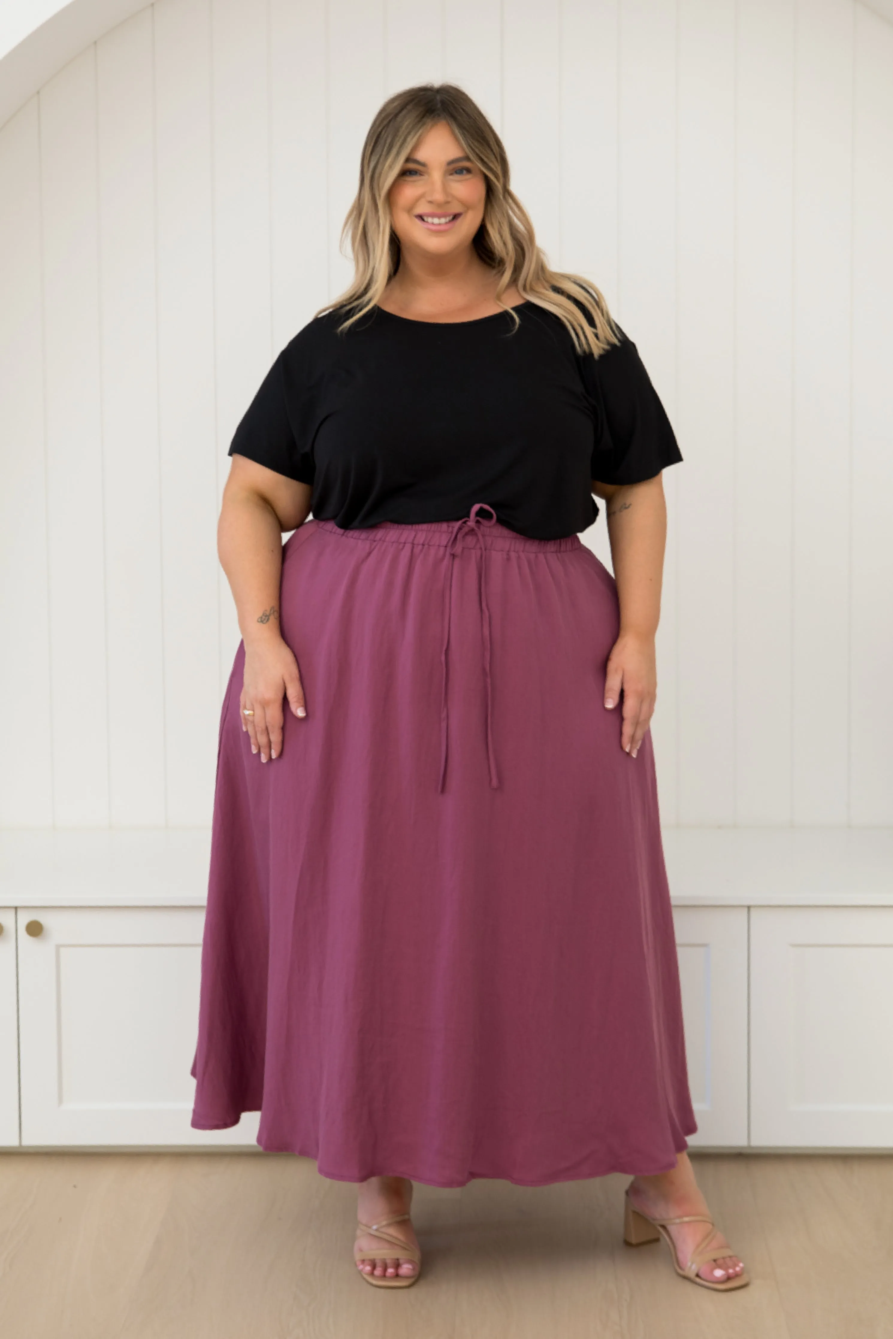 Lena Skirt in Rosewood